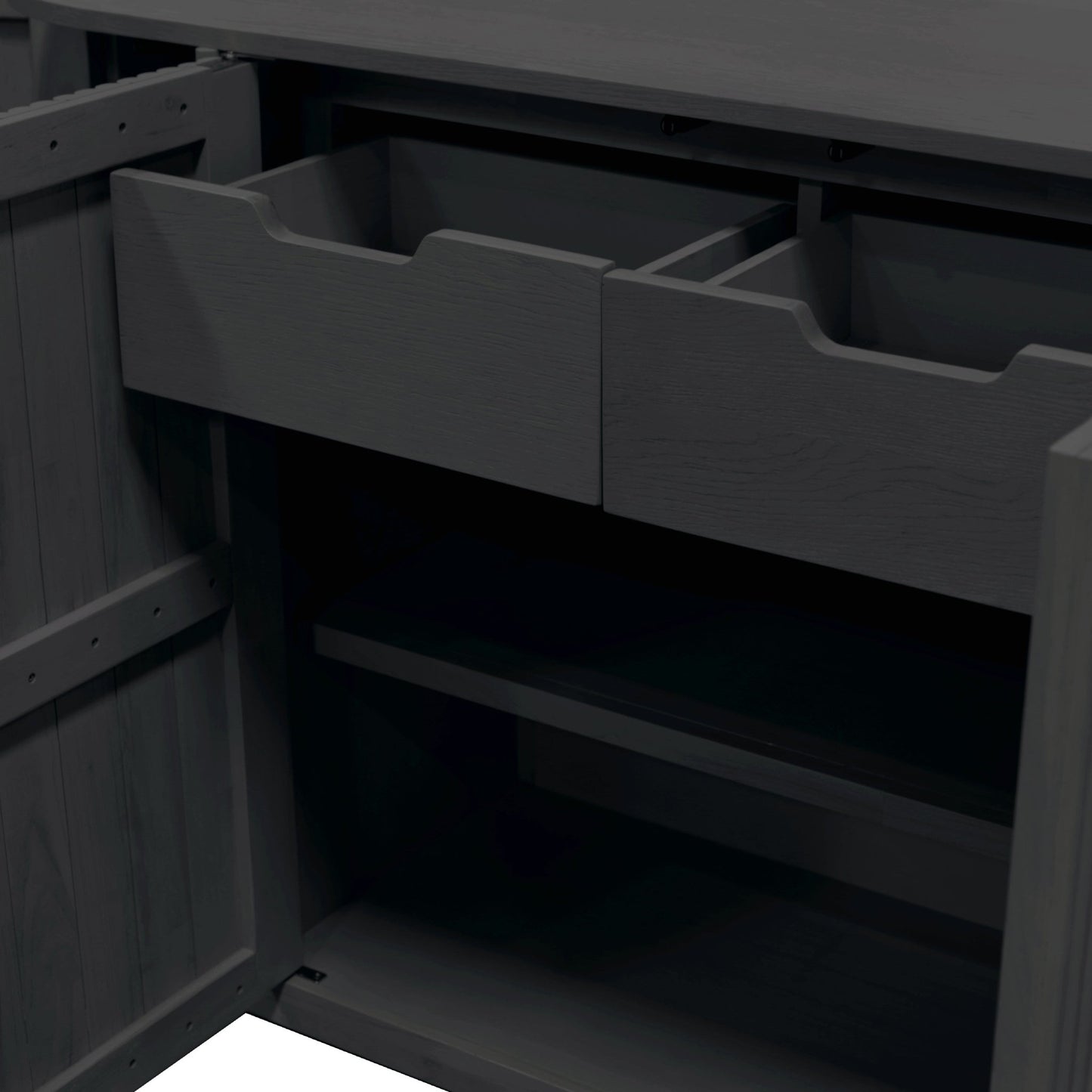 Reba Sideboard, Black - Alpine Furniture