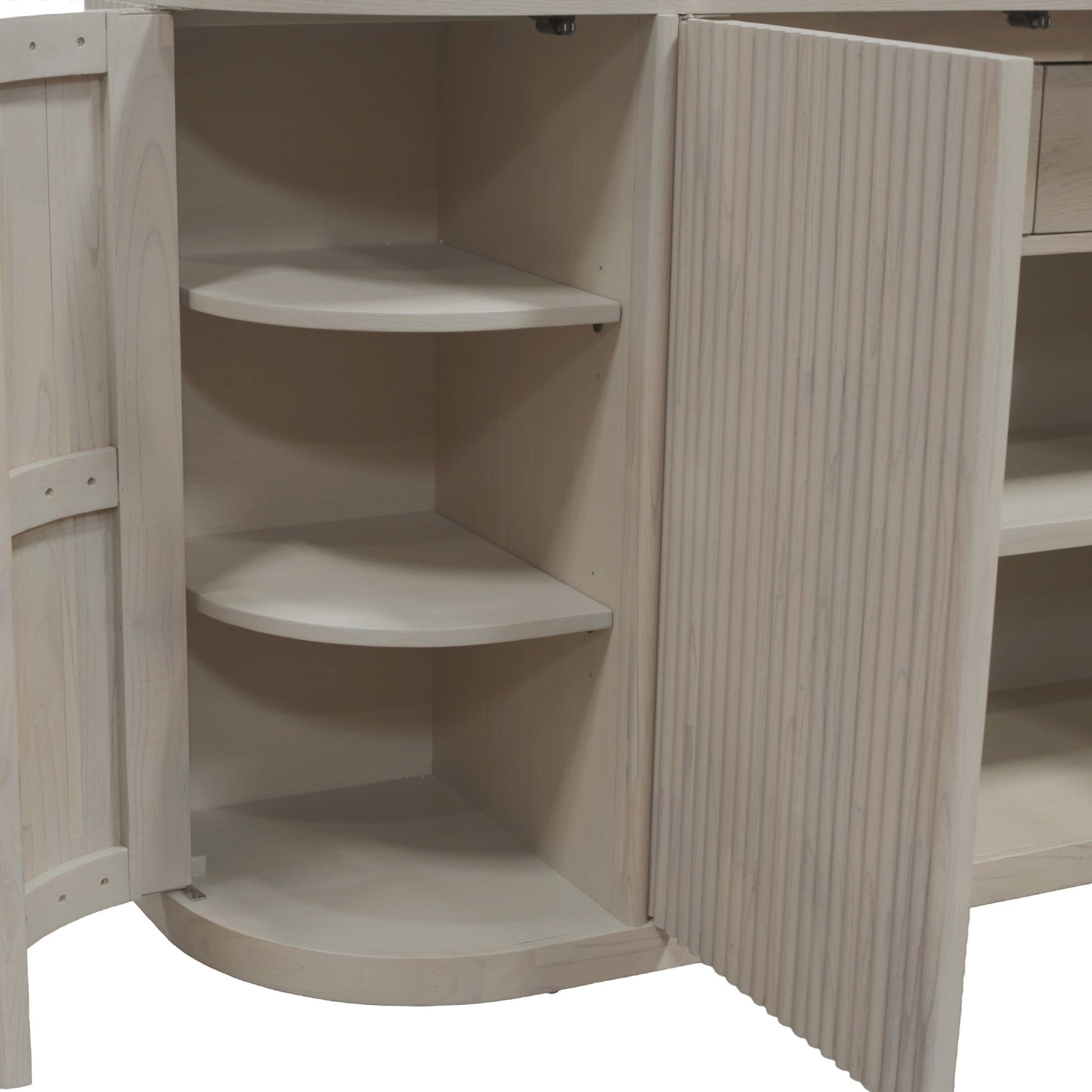 Reba Sideboard, White Wash - Alpine Furniture