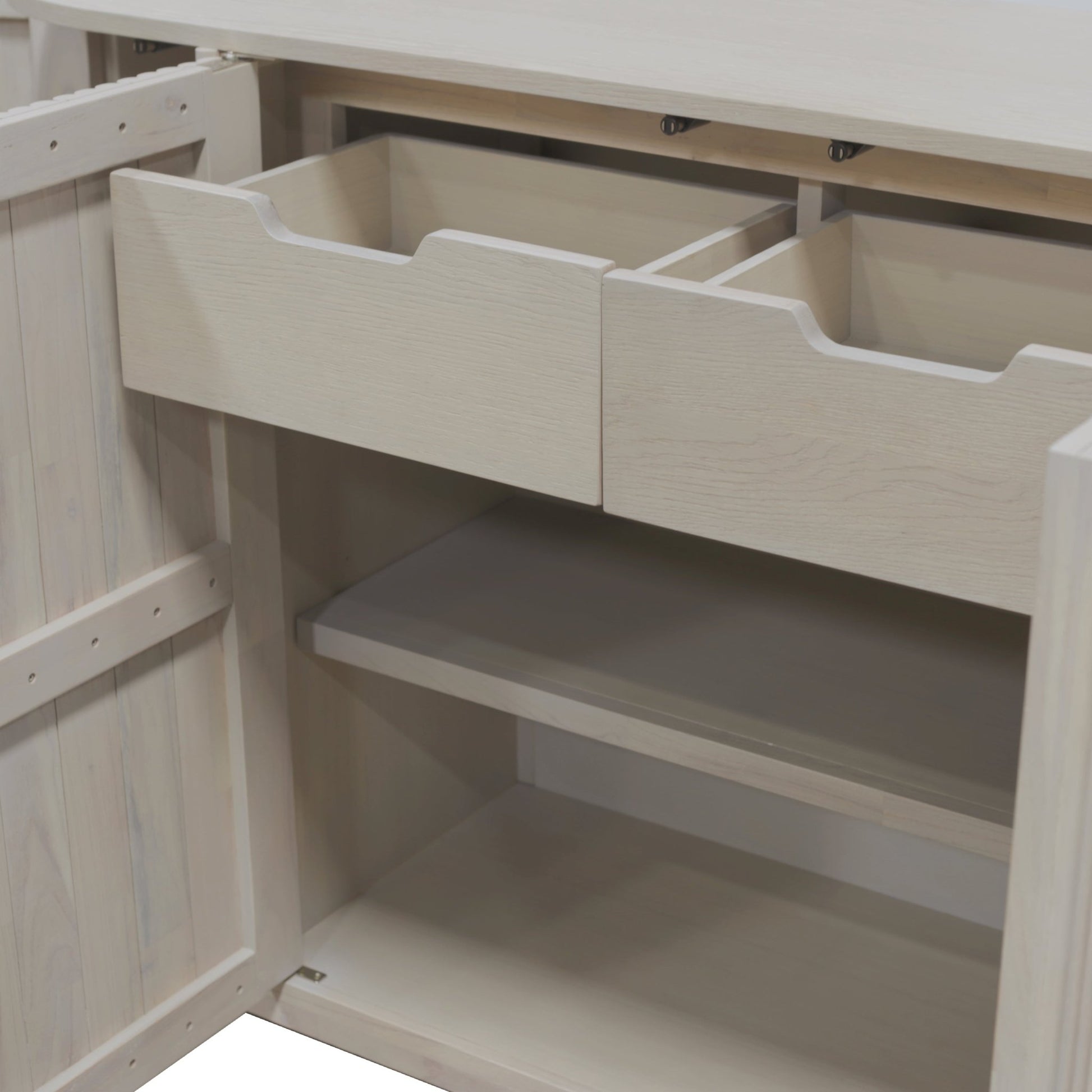 Reba Sideboard, White Wash - Alpine Furniture