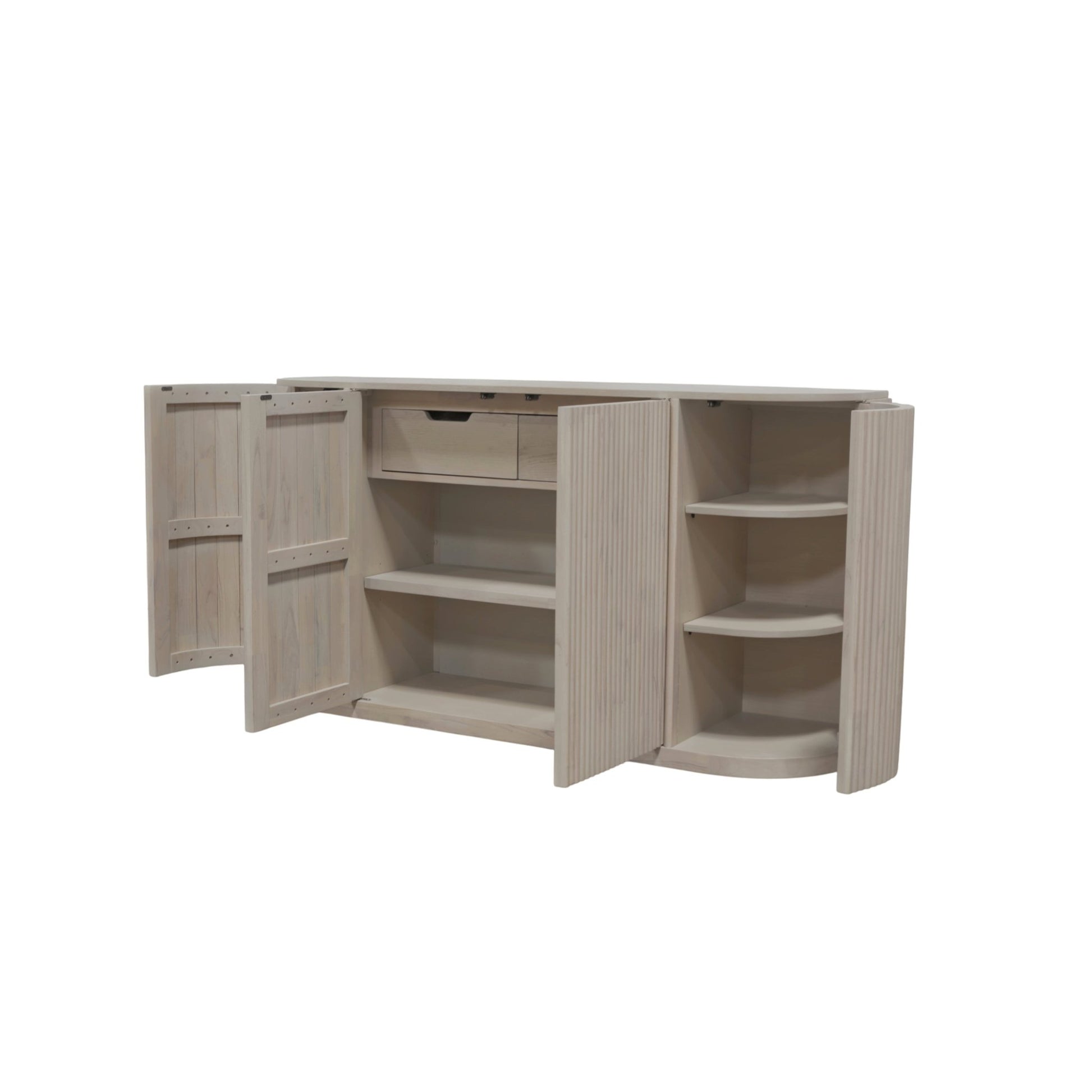 Reba Sideboard, White Wash - Alpine Furniture