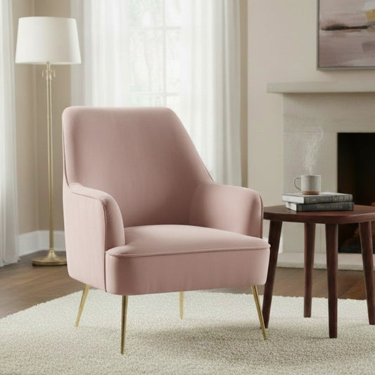 Rebecca Leisure Chair, Pink - Alpine Furniture