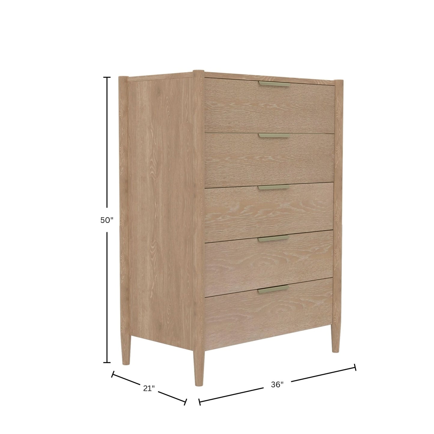 Sinclair Chest, Natural - Alpine Furniture