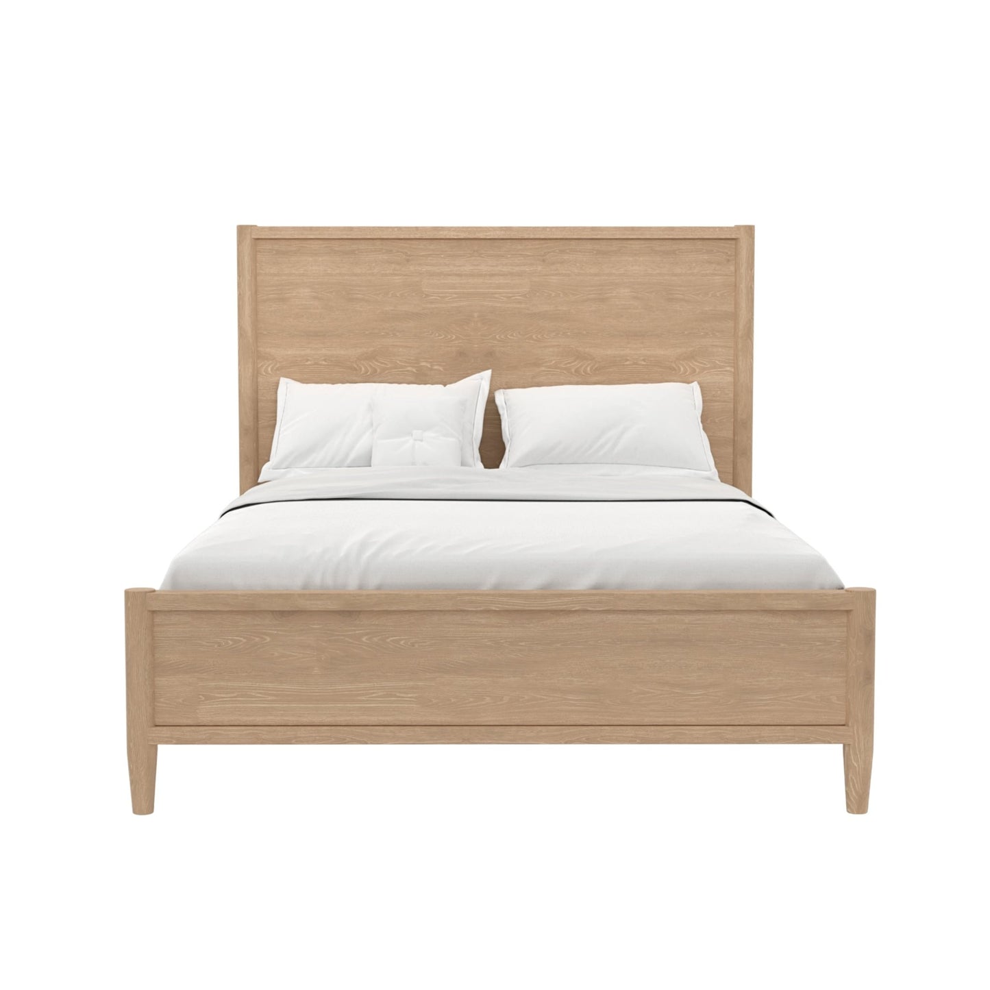 Sinclair Panel Bed, Natural - Alpine Furniture