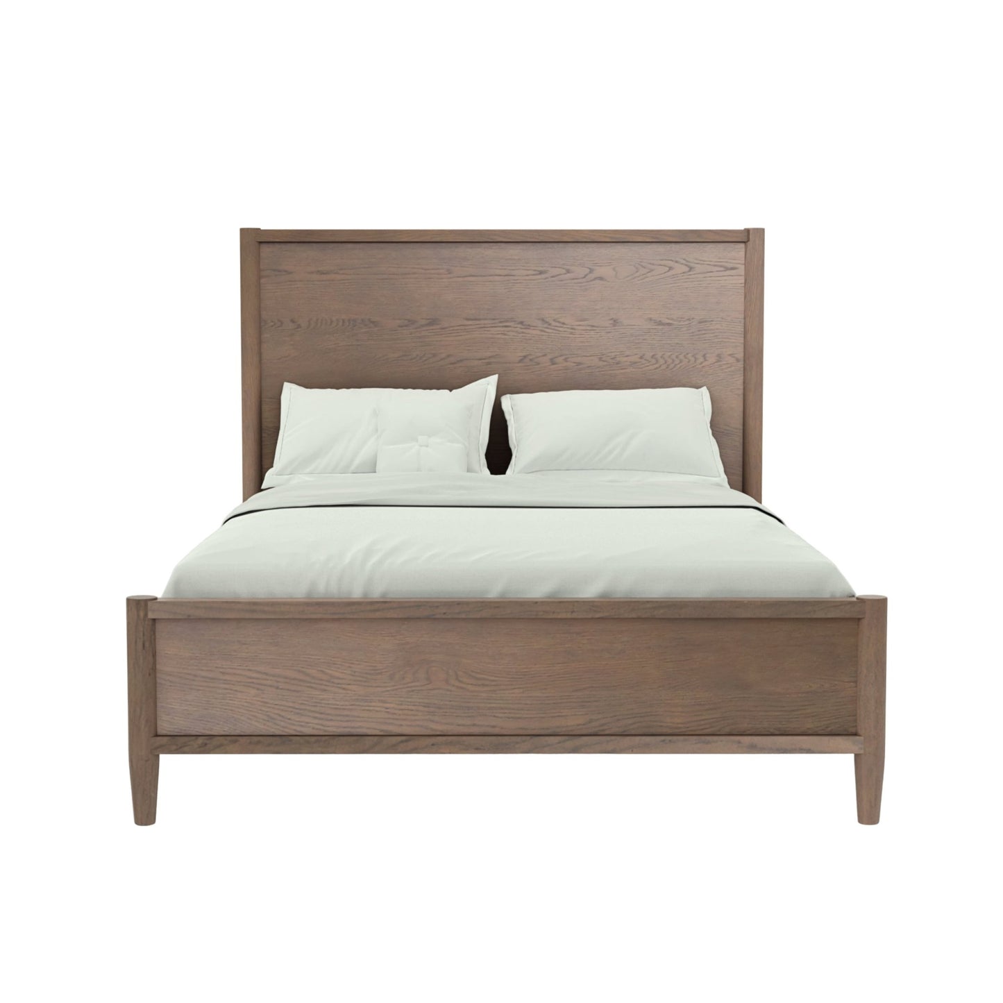Sinclair Panel Bed, Walnut - Alpine Furniture