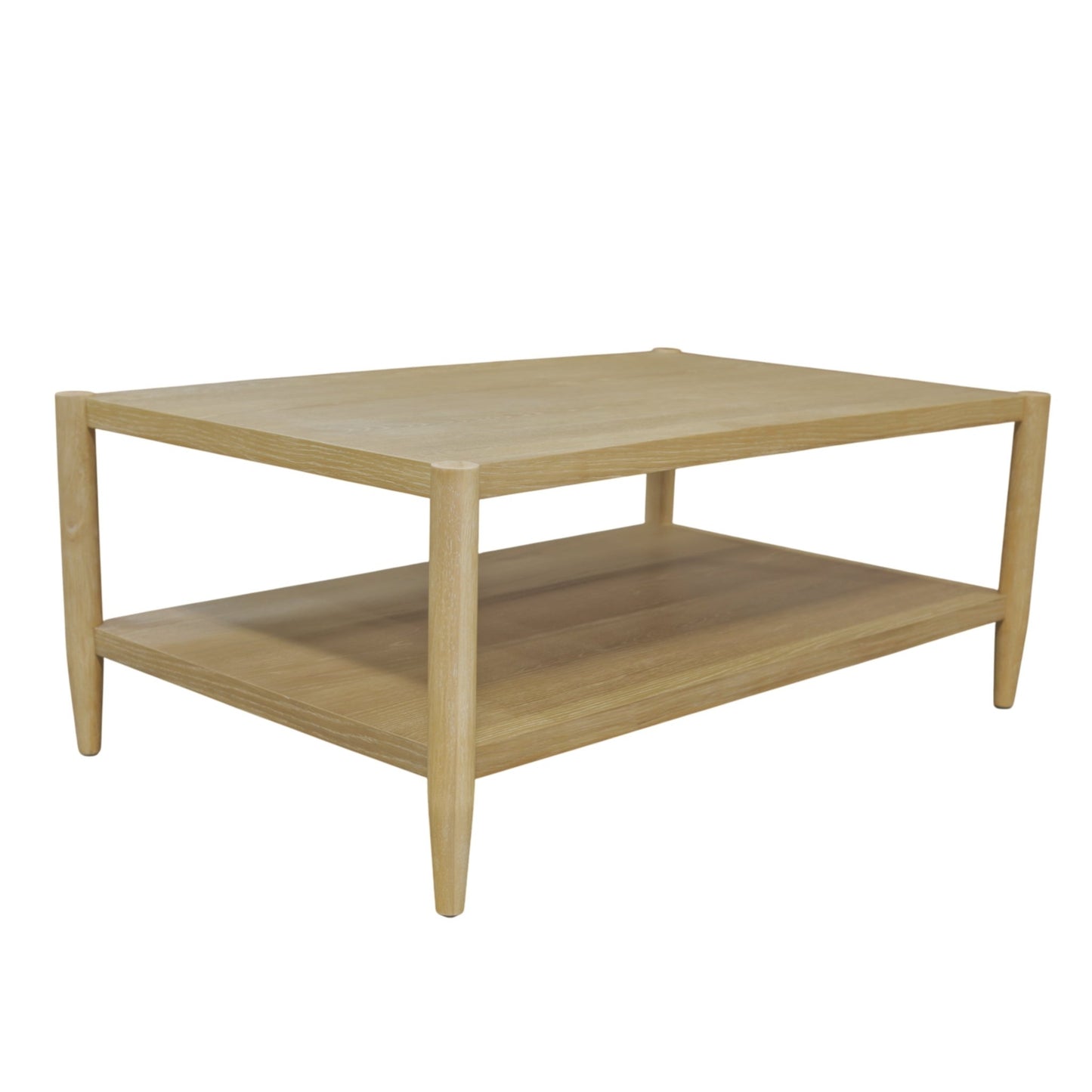 Sinclair Rectangular Coffee Table, Natural - Alpine Furniture