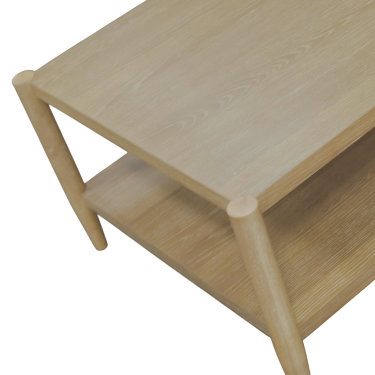 Sinclair Rectangular Coffee Table, Natural - Alpine Furniture