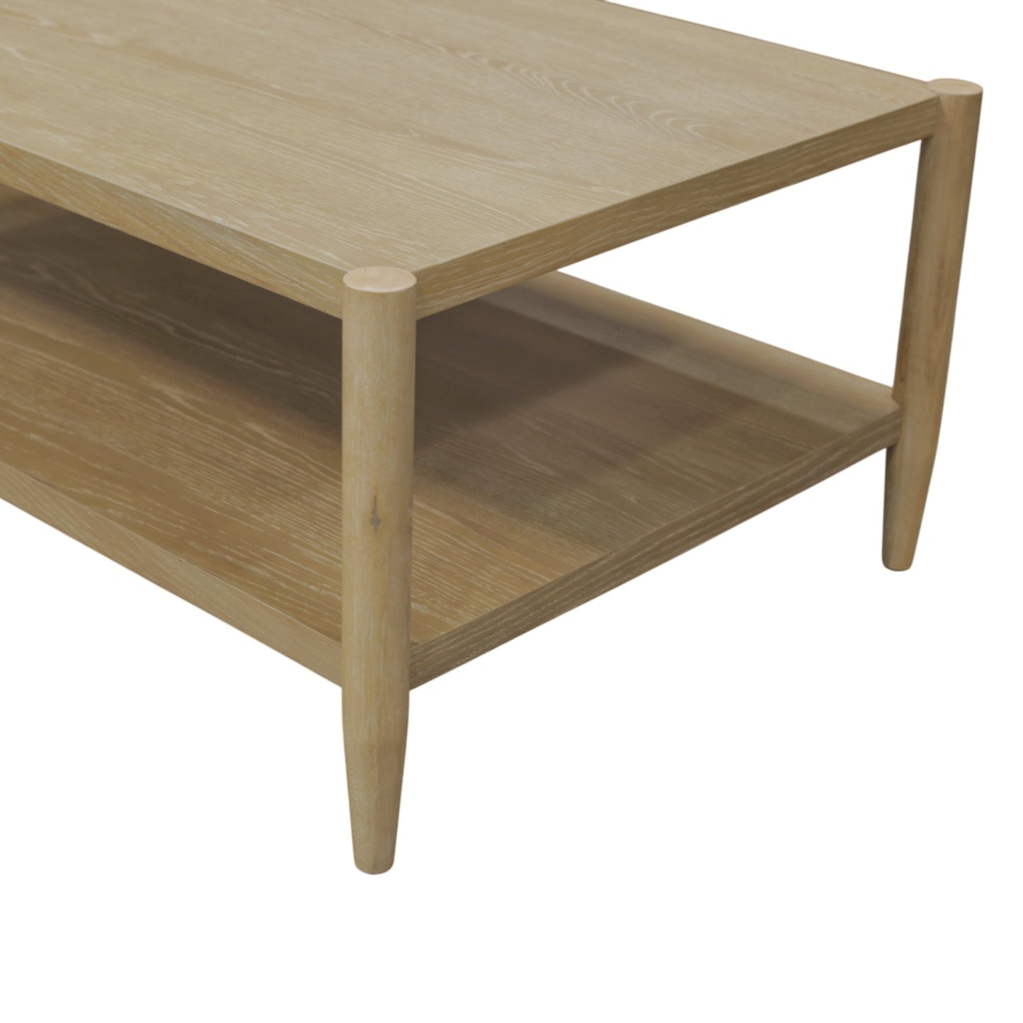 Sinclair Rectangular Coffee Table, Natural - Alpine Furniture