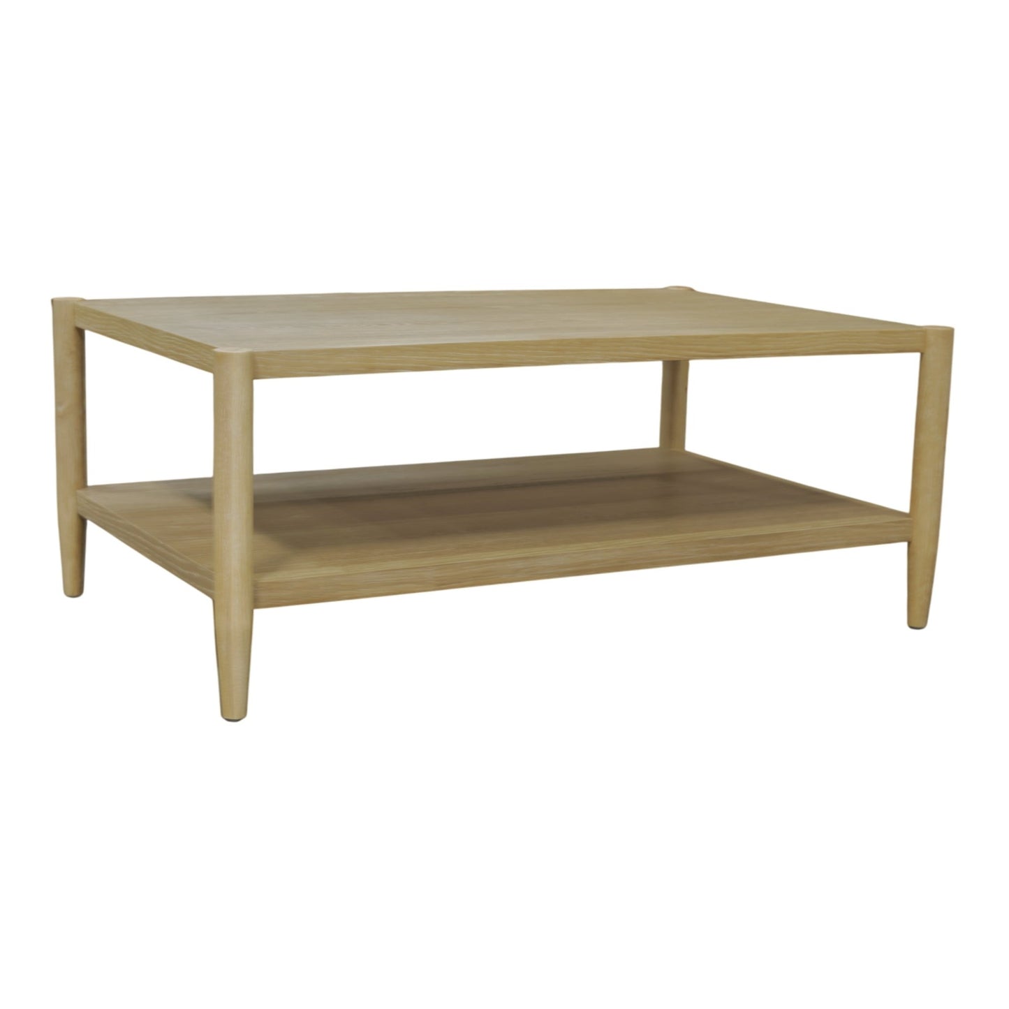 Sinclair Rectangular Coffee Table, Natural - Alpine Furniture