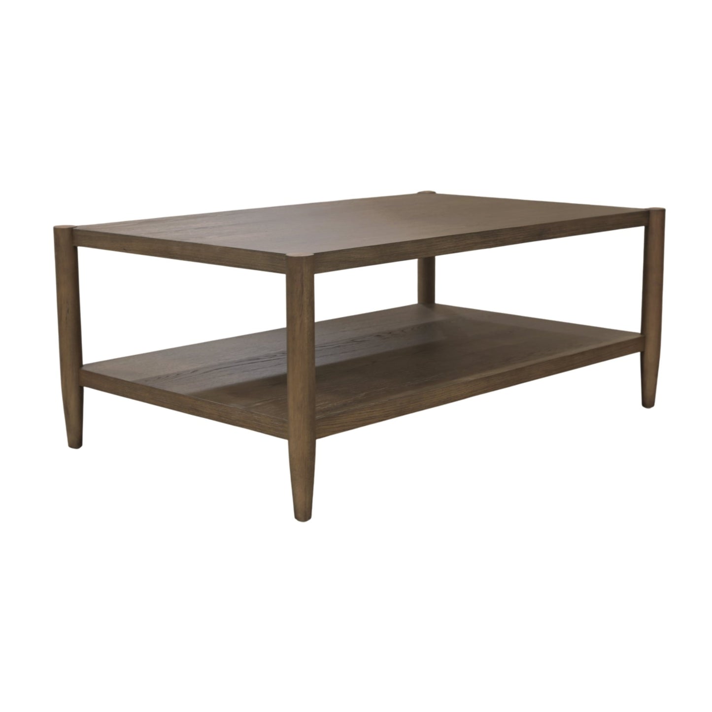 Sinclair Rectangular Coffee Table, Walnut - Alpine Furniture