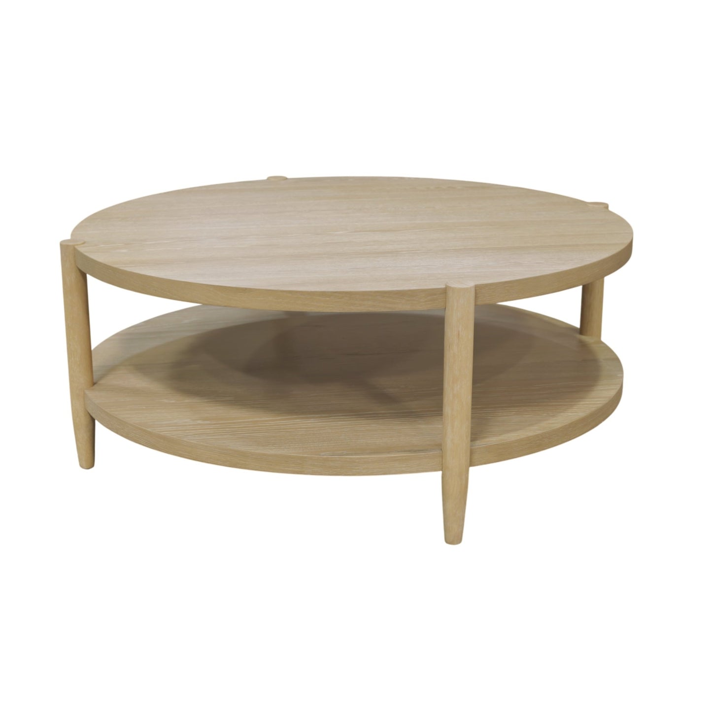 Sinclair Round Coffee Table, Natural - Alpine Furniture