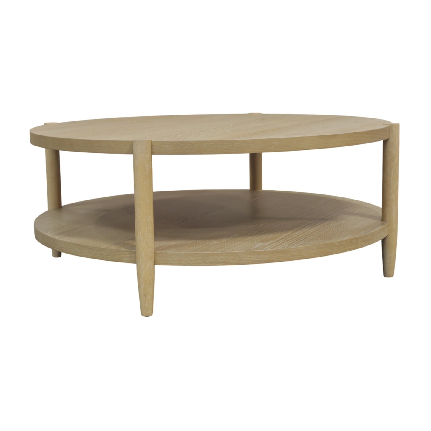 Sinclair Round Coffee Table, Natural - Alpine Furniture
