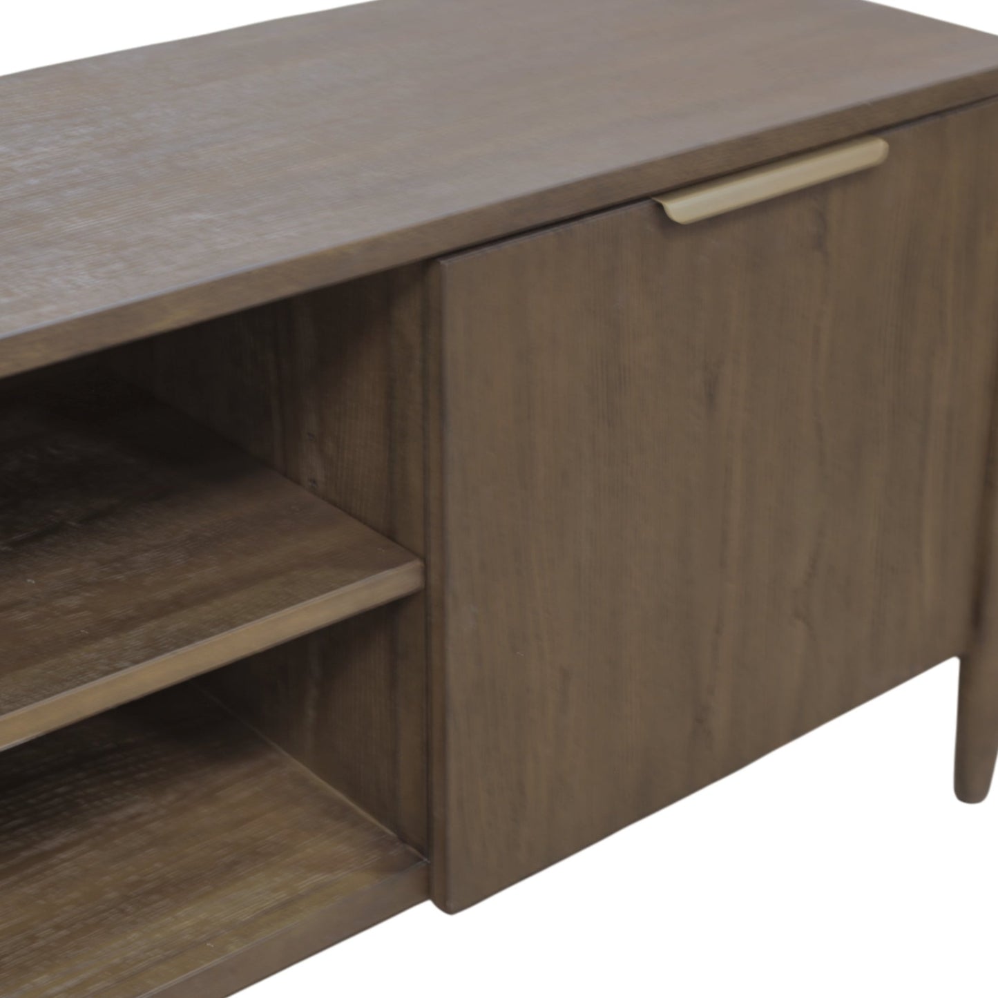 Sinclair TV Console, Walnut - Alpine Furniture