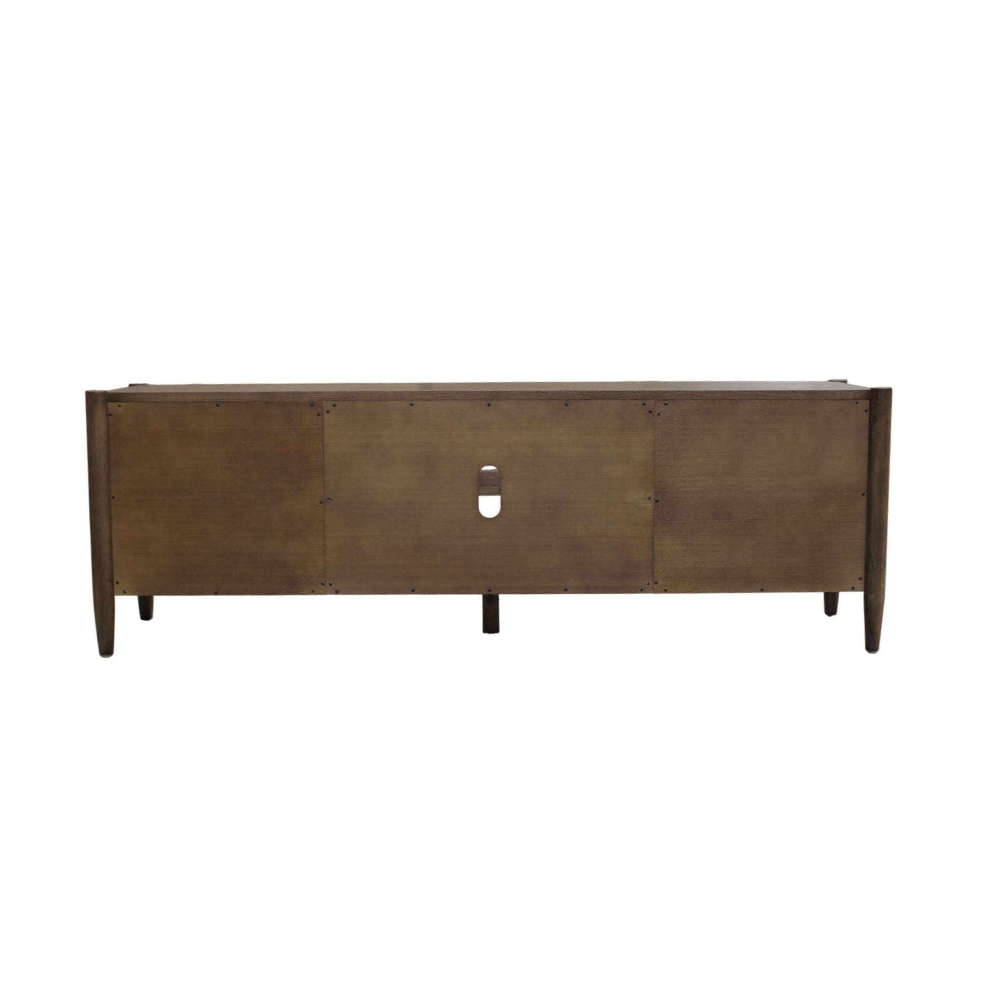 Sinclair TV Console, Walnut - Alpine Furniture