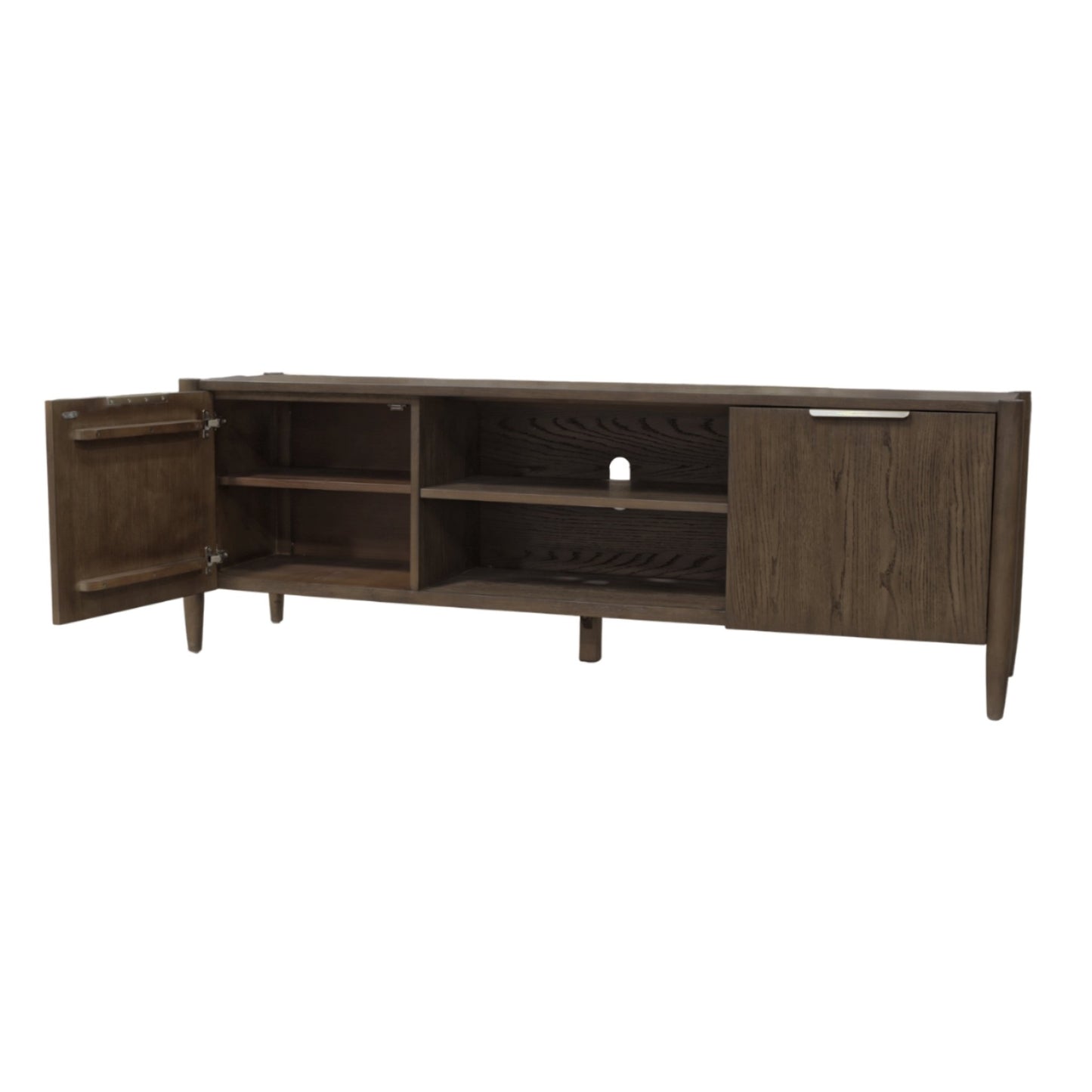 Sinclair TV Console, Walnut - Alpine Furniture