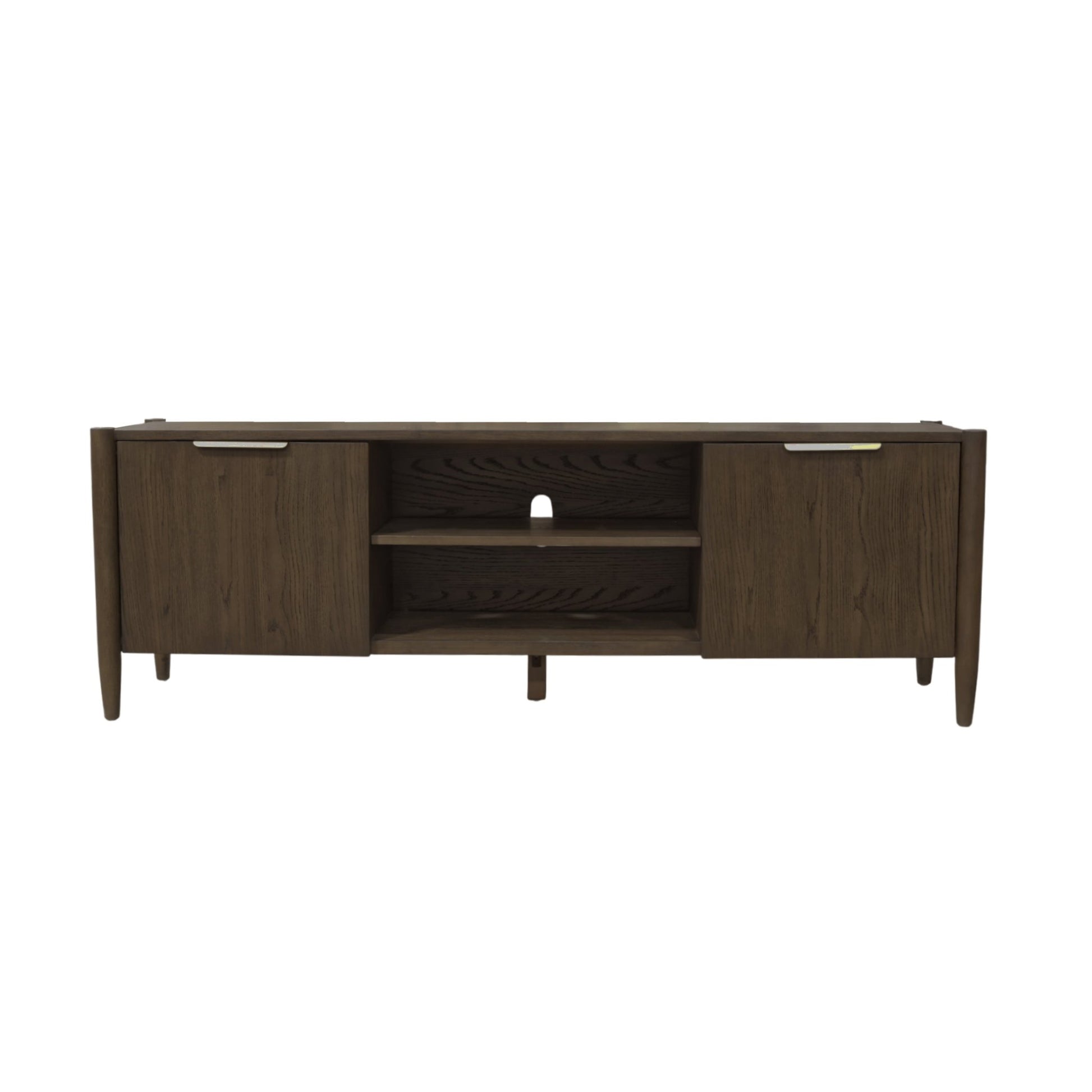Sinclair TV Console, Walnut - Alpine Furniture