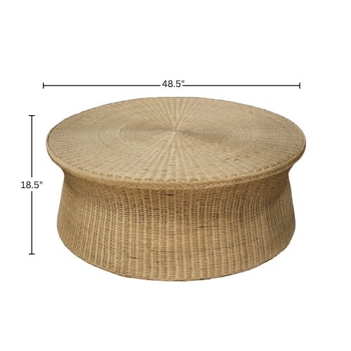 Solaris Braided Coffee Table - Alpine Furniture