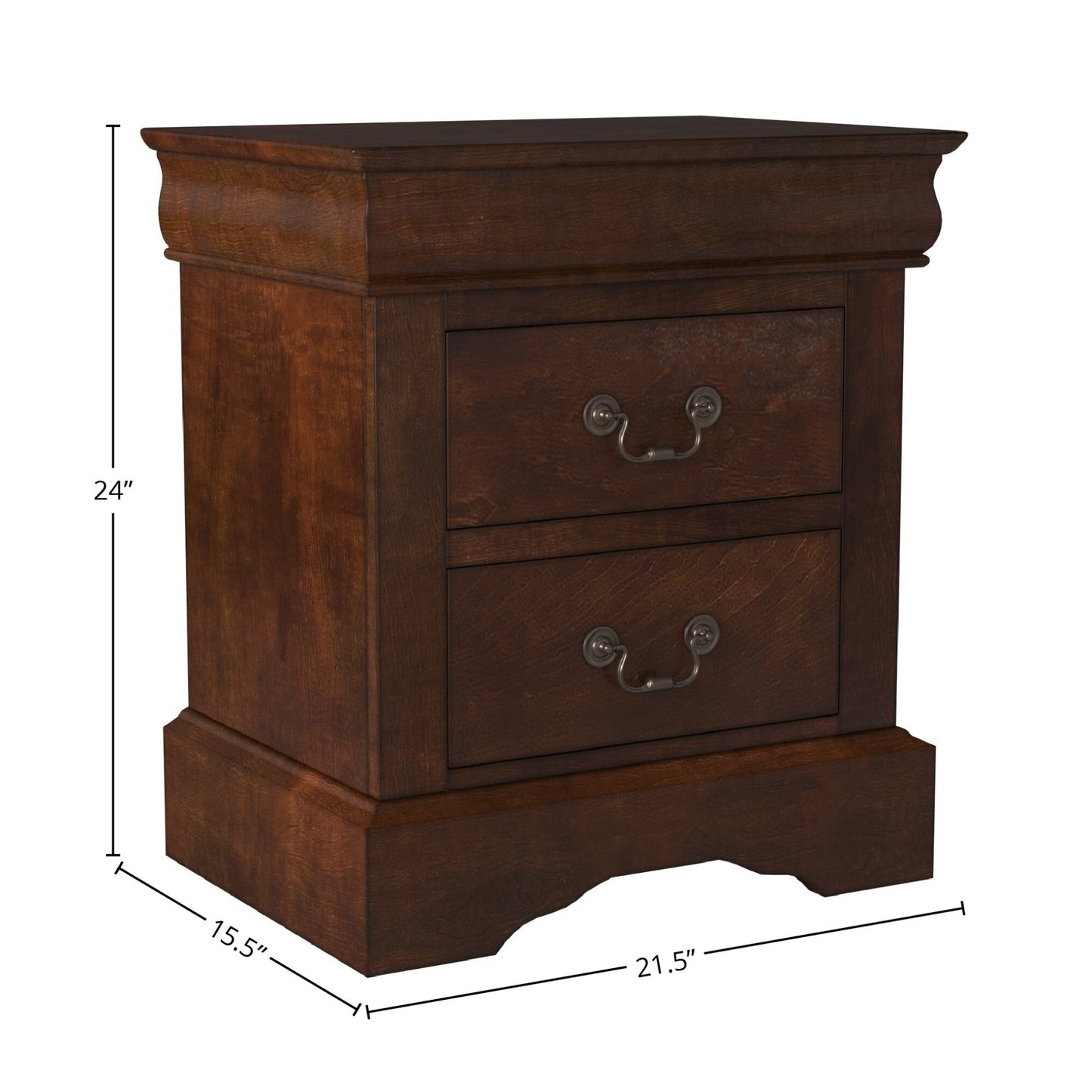 West Haven Nightstand, Cappuccino - Alpine Furniture
