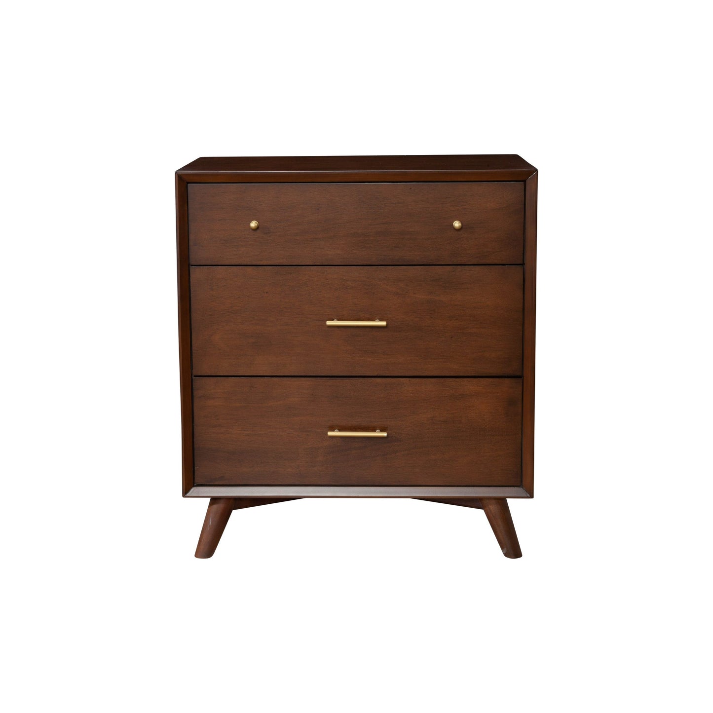 Flynn Small Chest, Walnut - Alpine Furniture