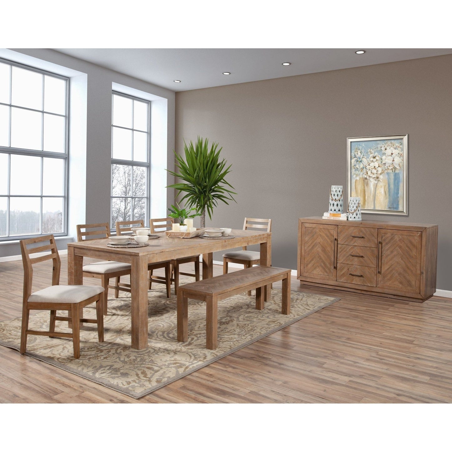 Aiden Dining Table - Alpine Furniture