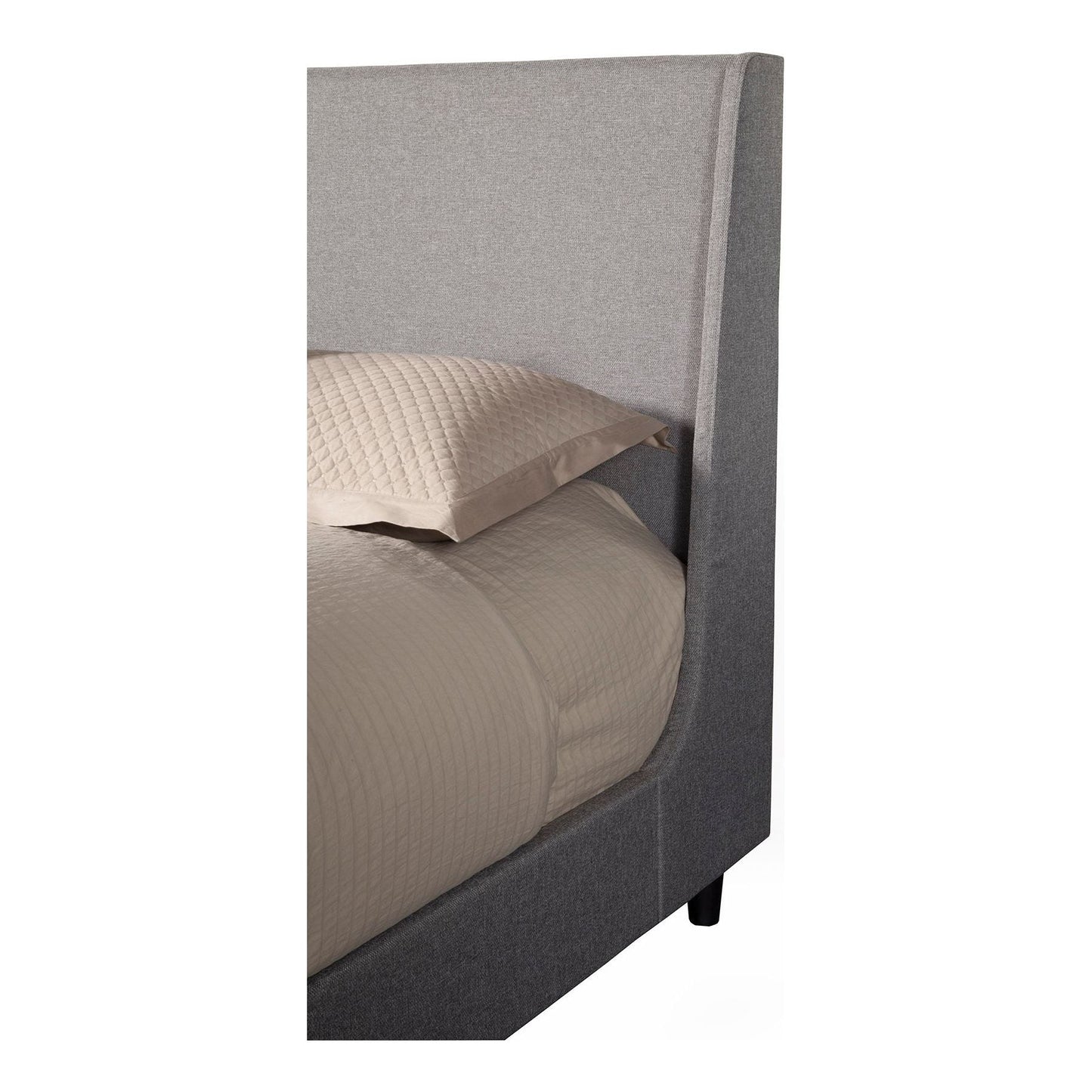 Amber Bed, Grey Linen - Alpine Furniture