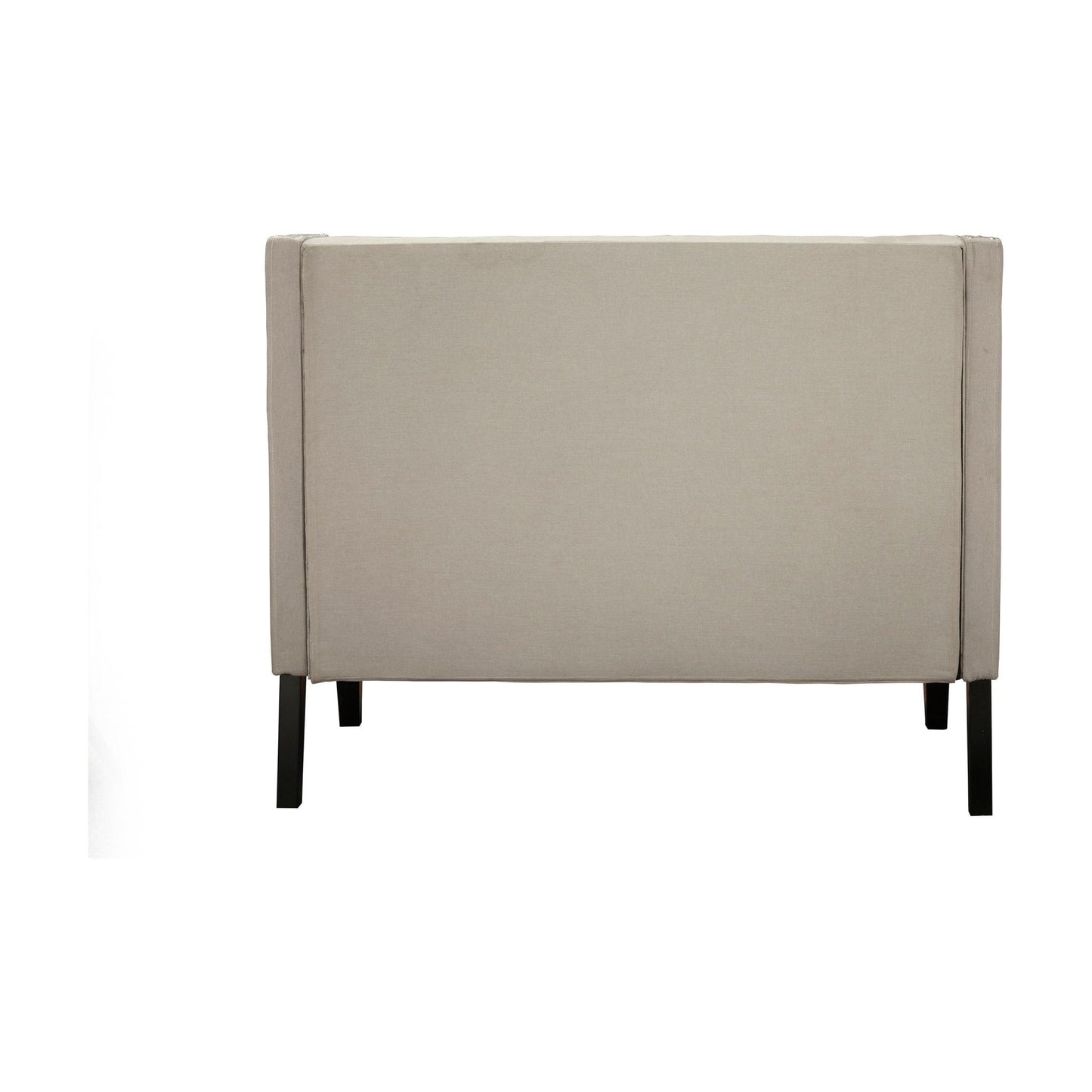 Aristocrat Upholstered Bench, Beige/Grey - Alpine Furniture