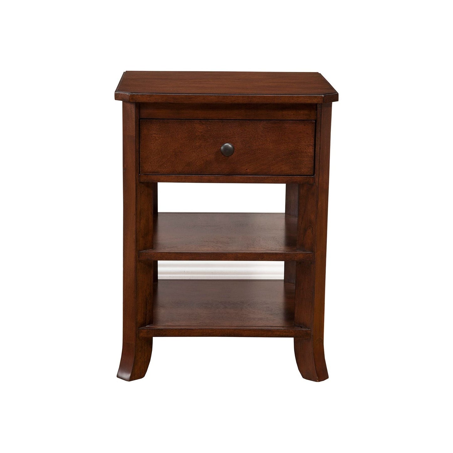 Baker Nightstand, Mahogany - Alpine Furniture