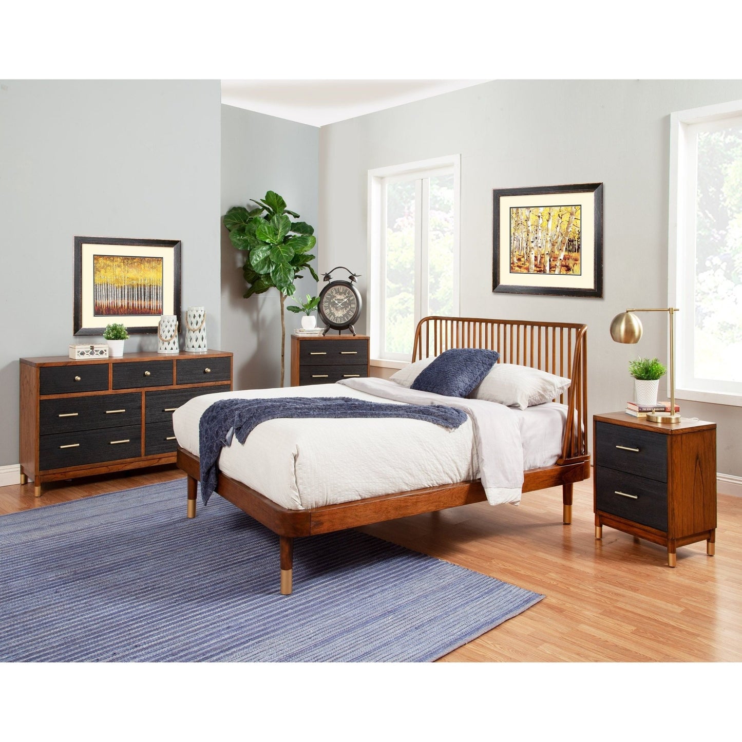 Belham Platform Bed - Alpine Furniture