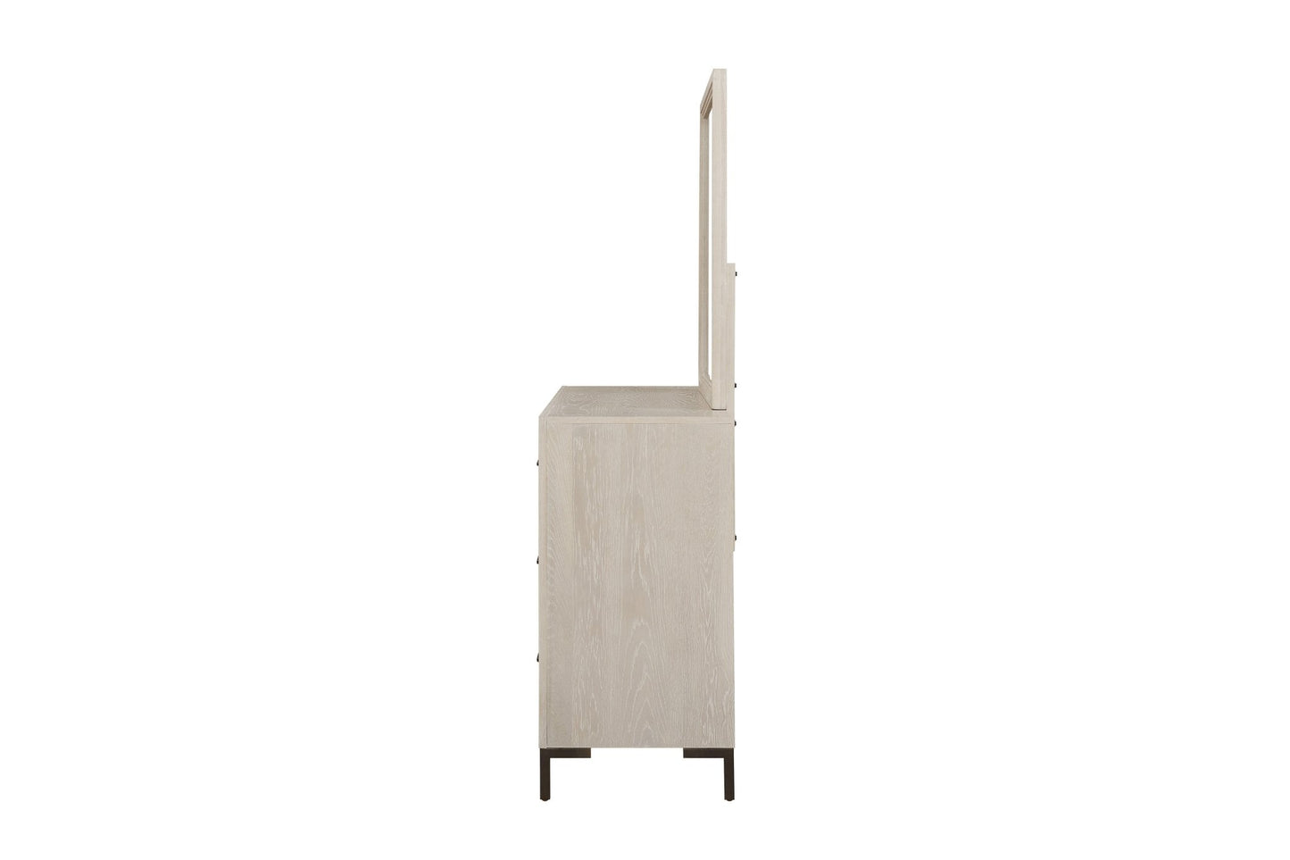 Bradley Dresser & Mirror, Antique White - Alpine Furniture