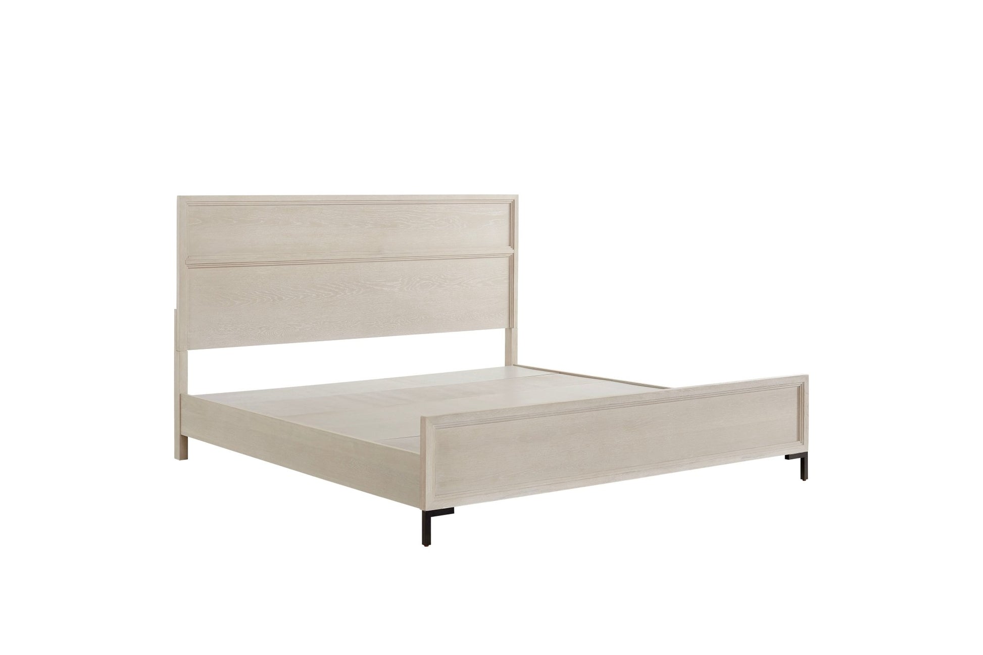 Bradley Platform Bed, Antique White - Alpine Furniture