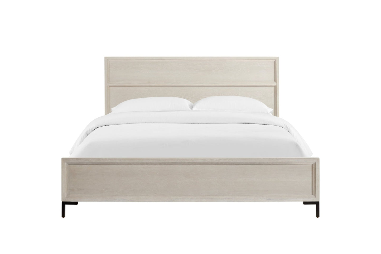 Bradley Platform Bed, Antique White - Alpine Furniture