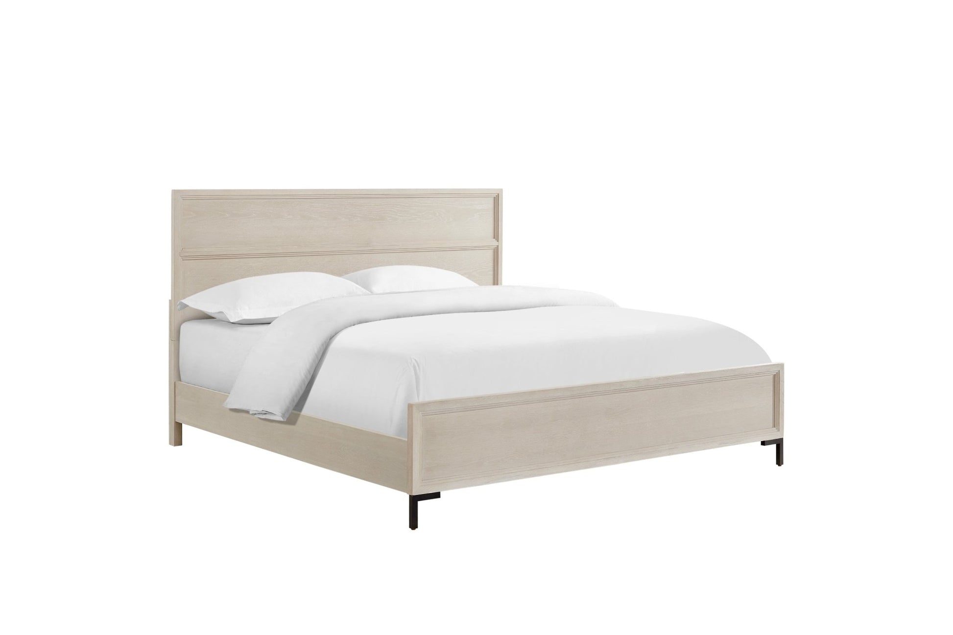 Bradley Platform Bed, Antique White - Alpine Furniture