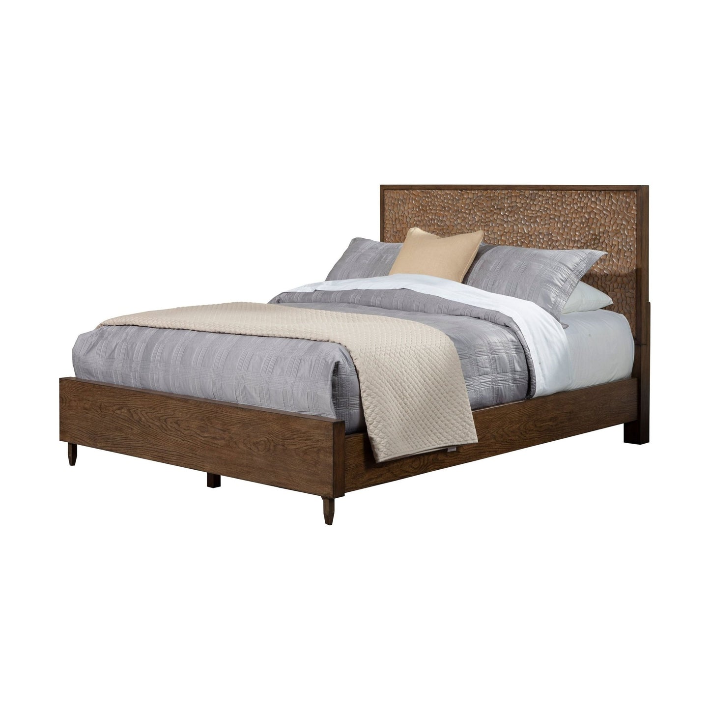 Brown Pearl Headboard, Brown Bronze - Alpine Furniture