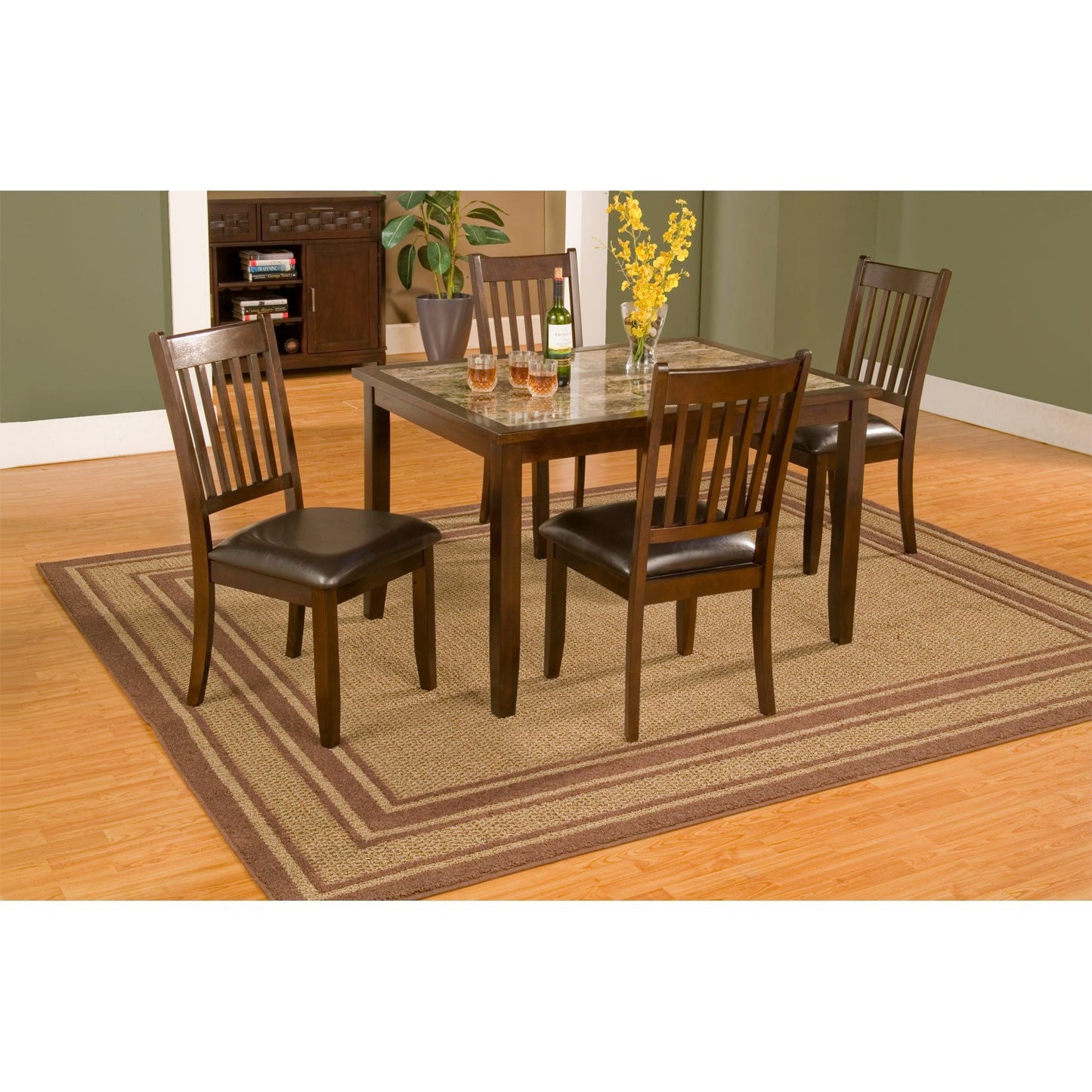 Capitola Side Chairs, Espresso - Alpine Furniture