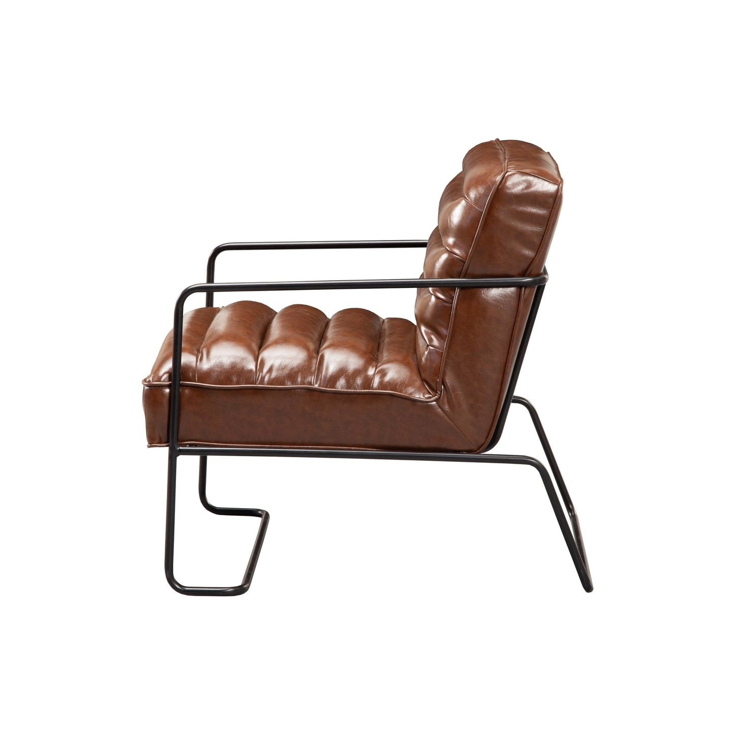 Charles Accent Chair, Brown - Alpine Furniture