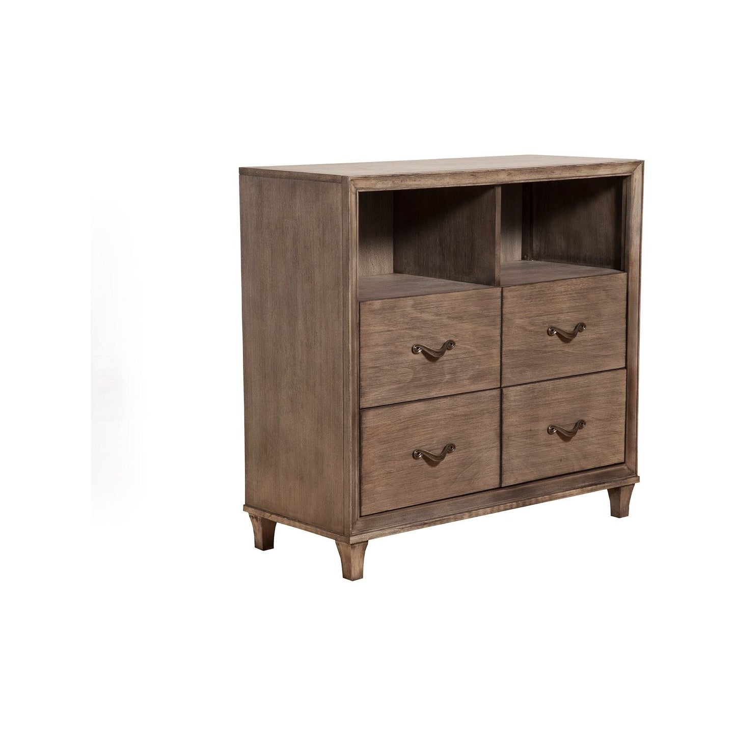 Charleston TV Media Chest, Antique Grey - Alpine Furniture