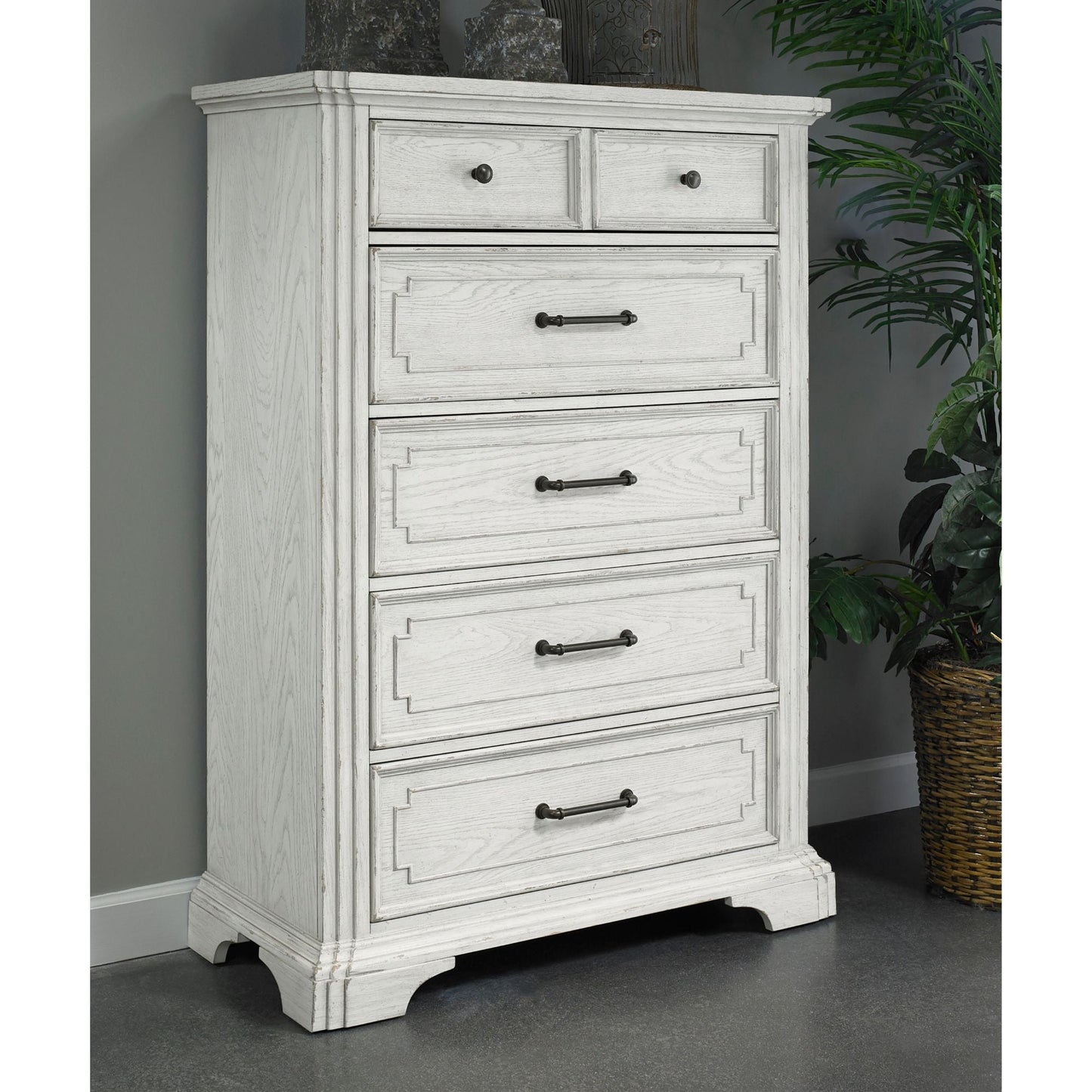 Clara Chest, White Mist - Alpine Furniture