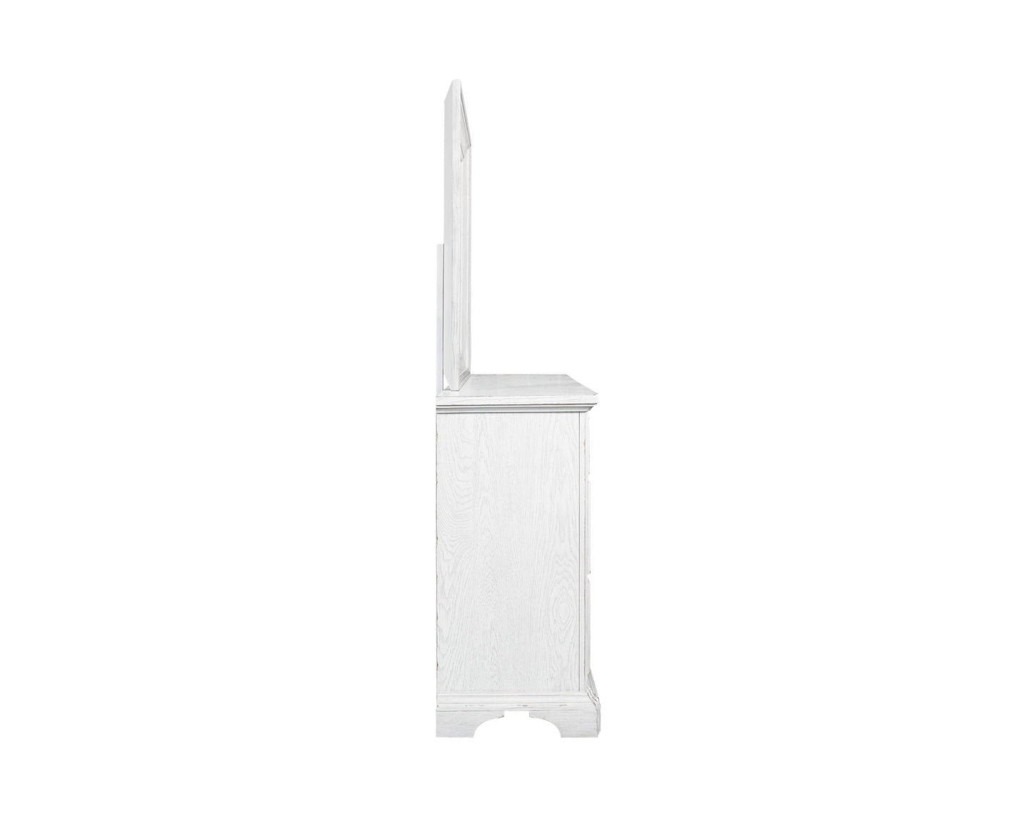 Clara Dresser & Mirror, White Mist - Alpine Furniture