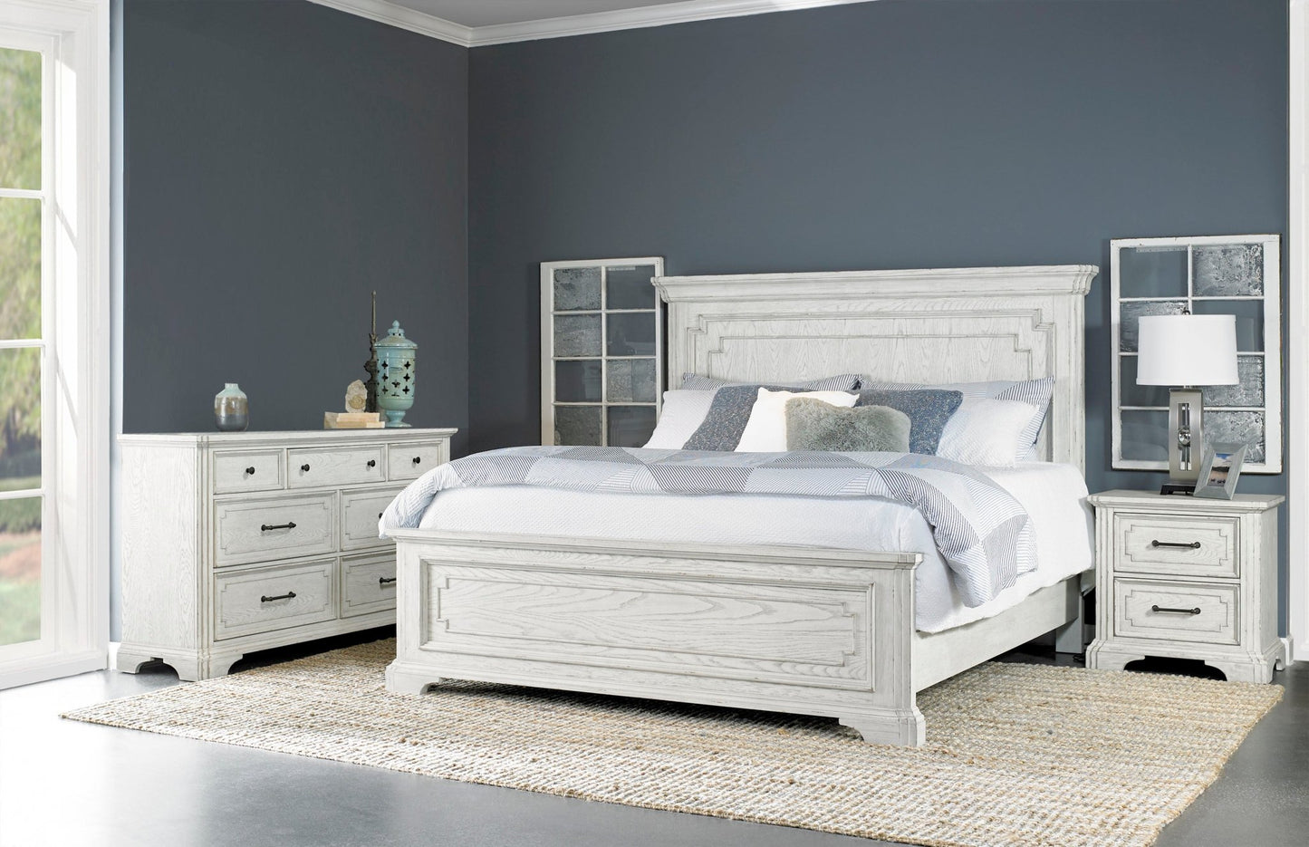 Clara Dresser, White Mist - Alpine Furniture