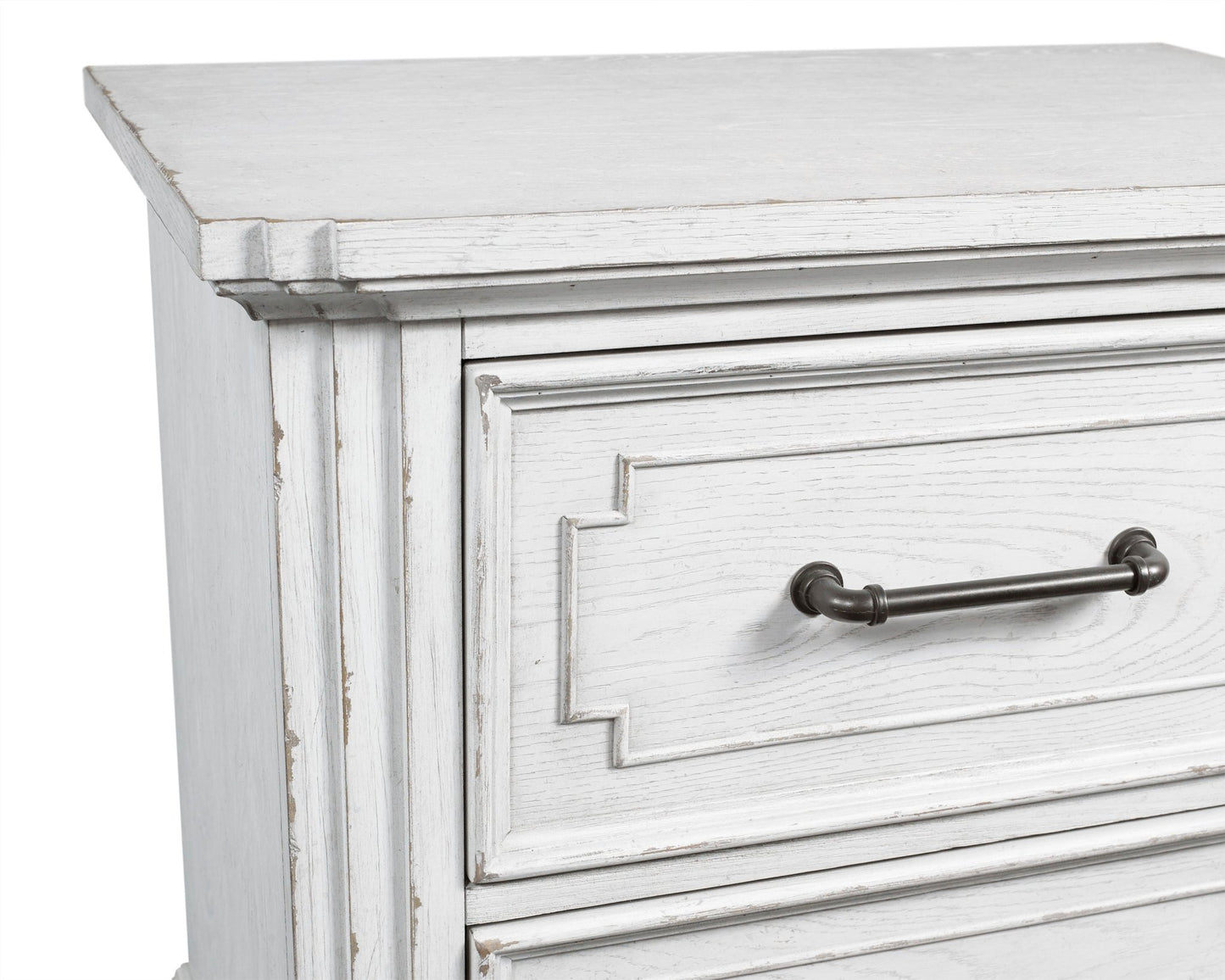 Clara Nightstand, White Mist - Alpine Furniture