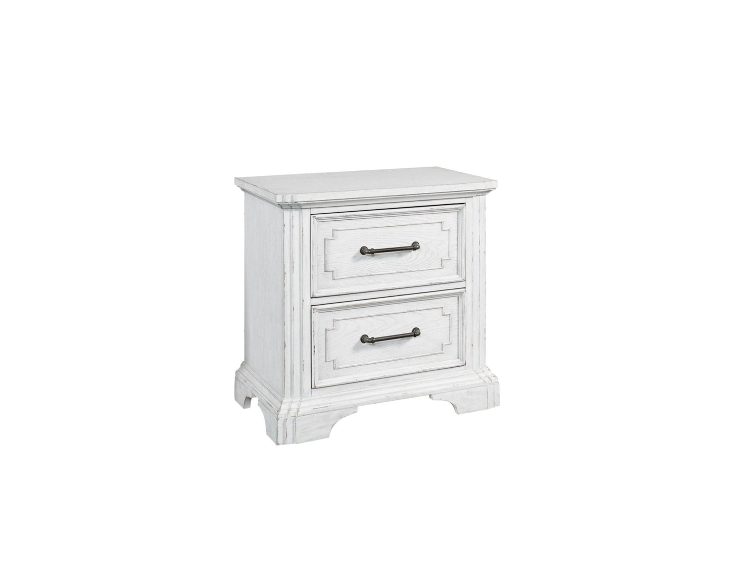 Clara Nightstand, White Mist - Alpine Furniture