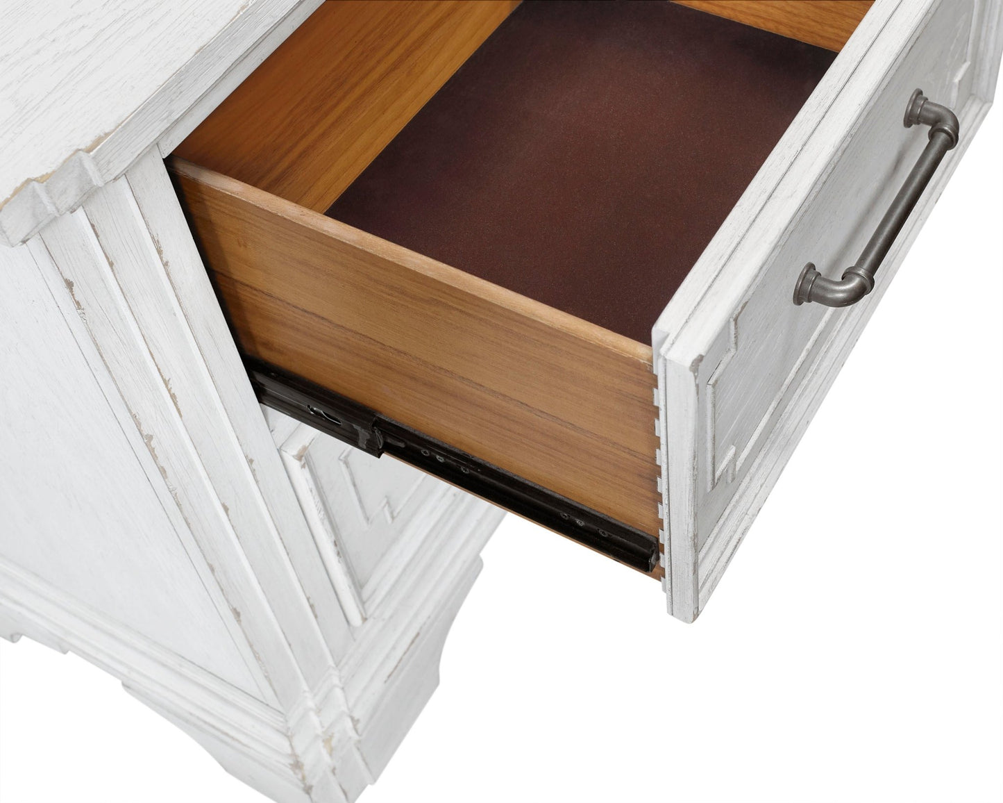Clara Nightstand, White Mist - Alpine Furniture