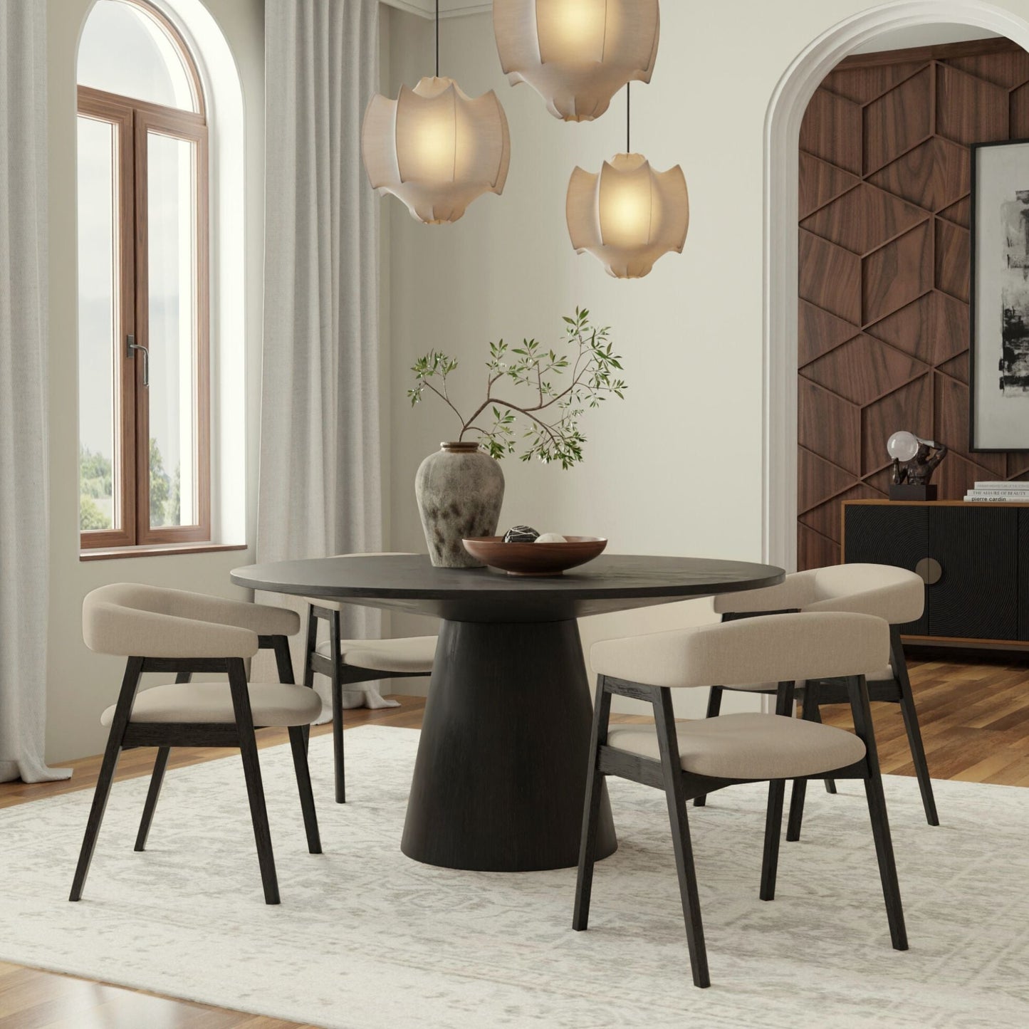 Cove Curved Back Side Chairs - Alpine Furniture