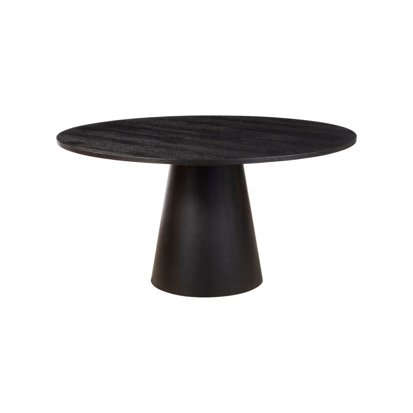 Cove Round Dining Table, Vintage Black - Alpine Furniture