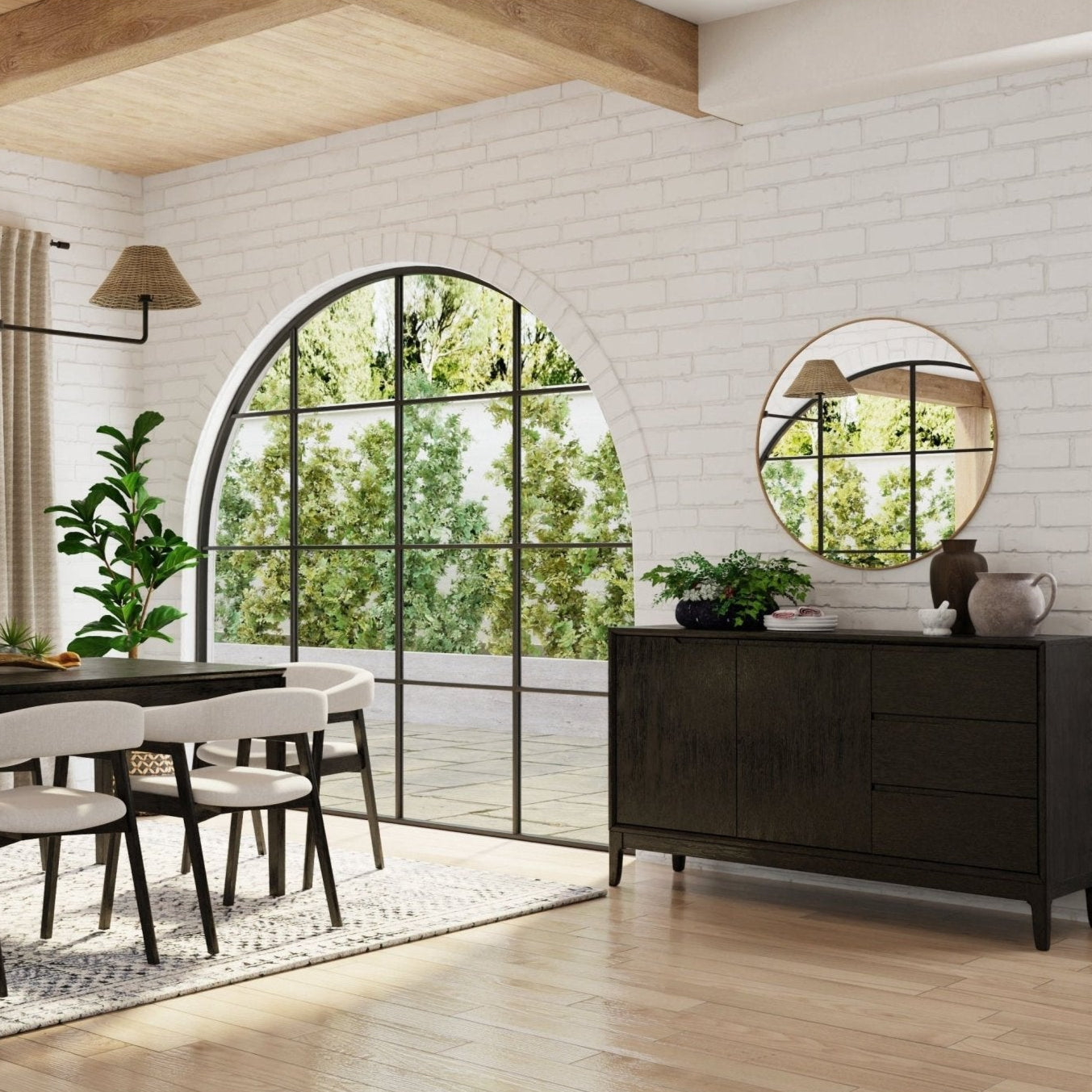 Cove Sideboard, Vintage Black - Alpine Furniture