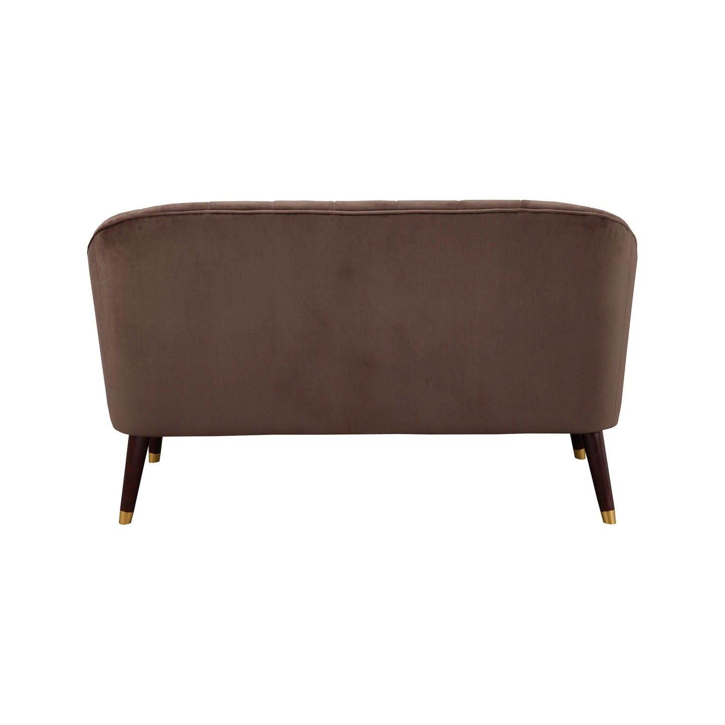 Deco Upholstered Bench, Brown/Gold - Alpine Furniture