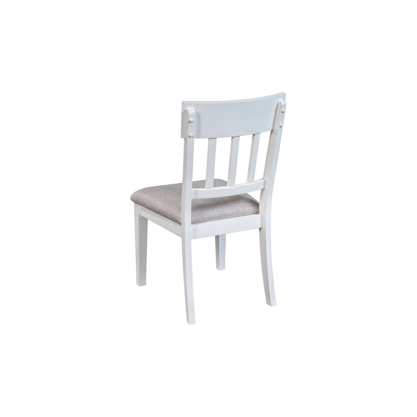 Donham Set of 2 Side Chairs, White - Alpine Furniture