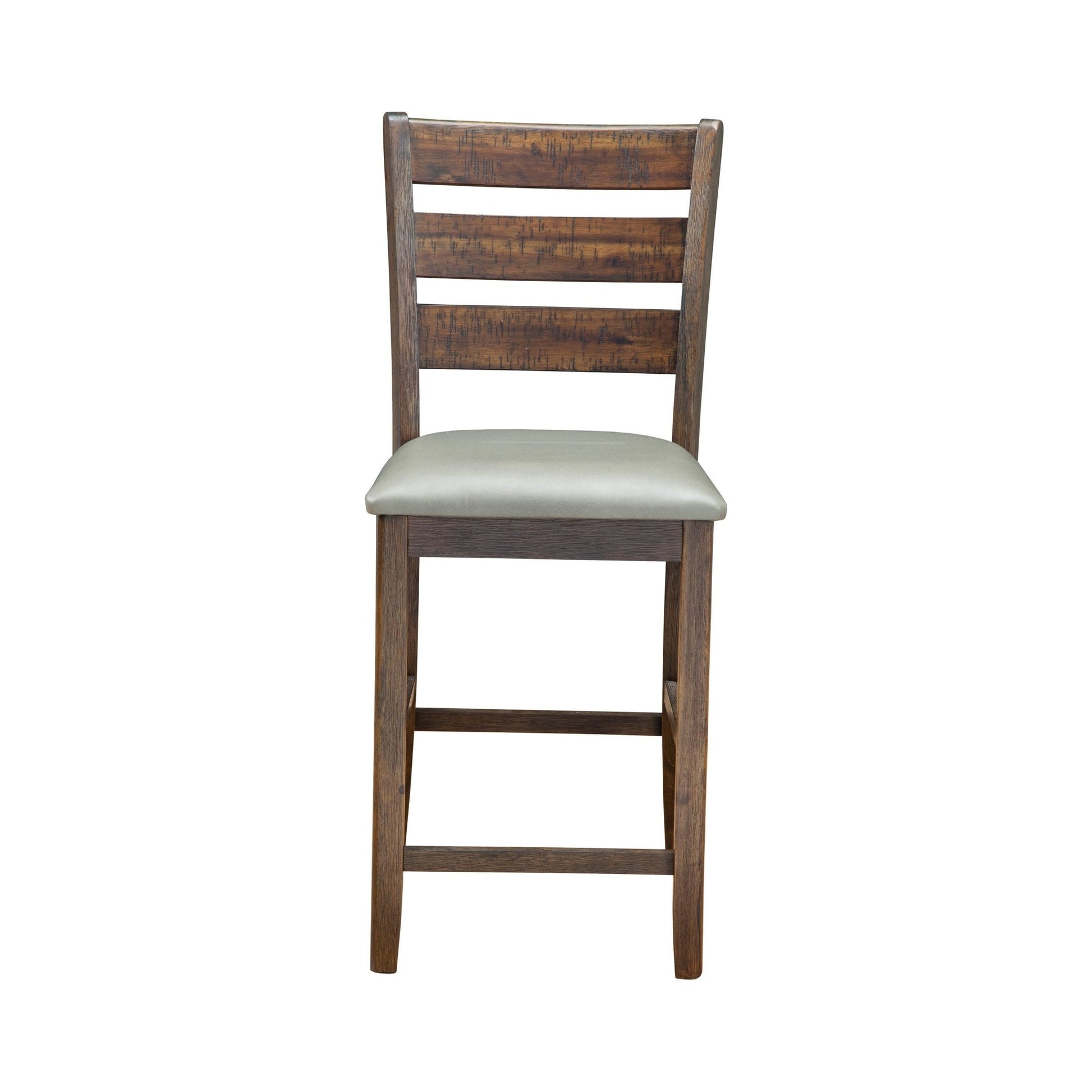 Emery Pub Height Chairs, Walnut - Alpine Furniture
