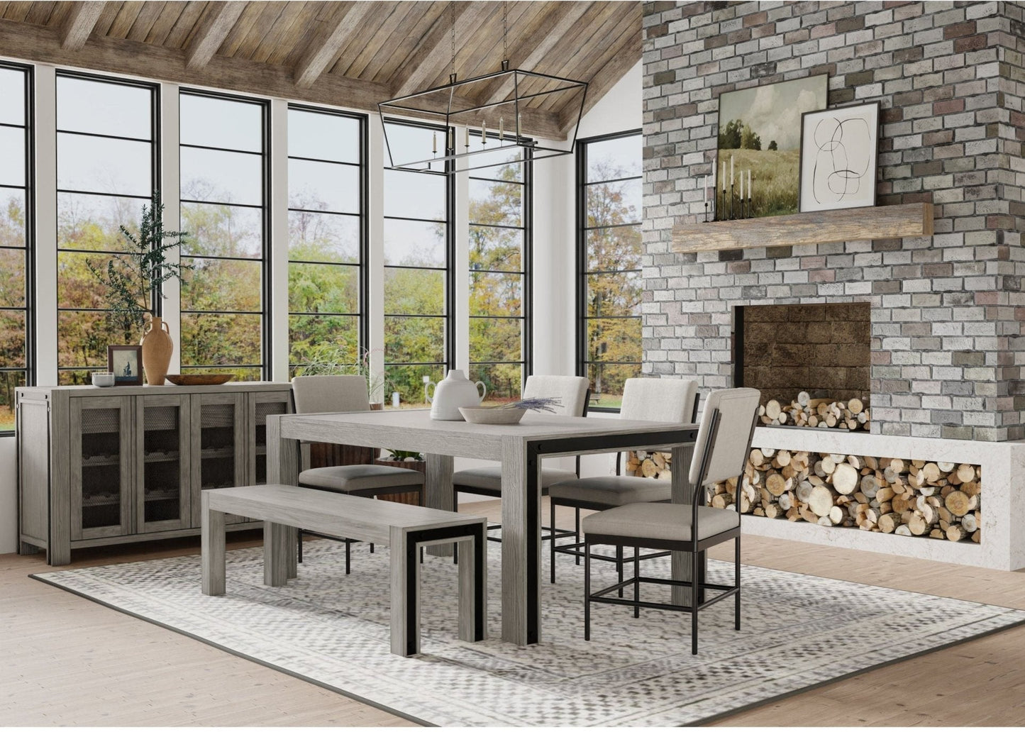 Fallon Bench - Alpine Furniture