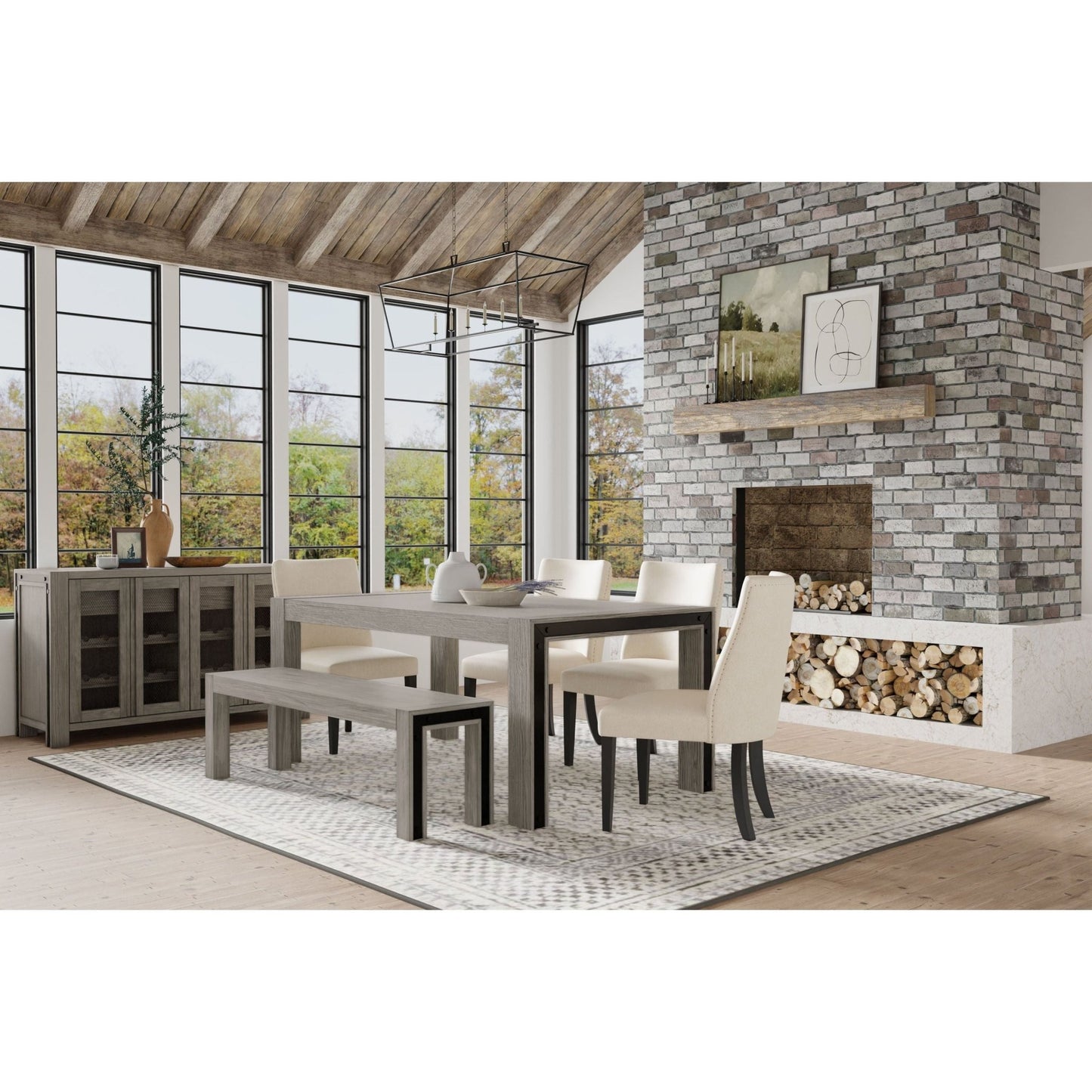Fallon Dining Table - Alpine Furniture