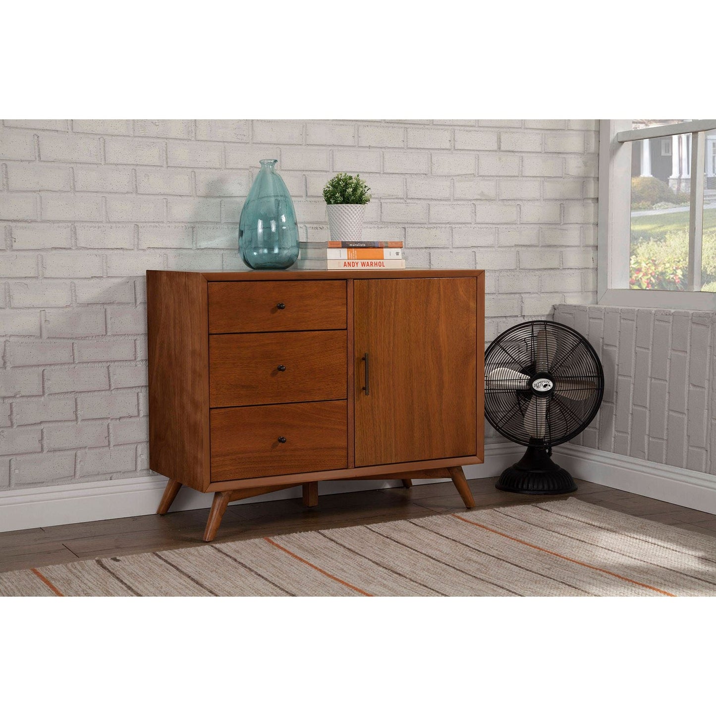 Flynn Accent Cabinet, Acorn - Alpine Furniture